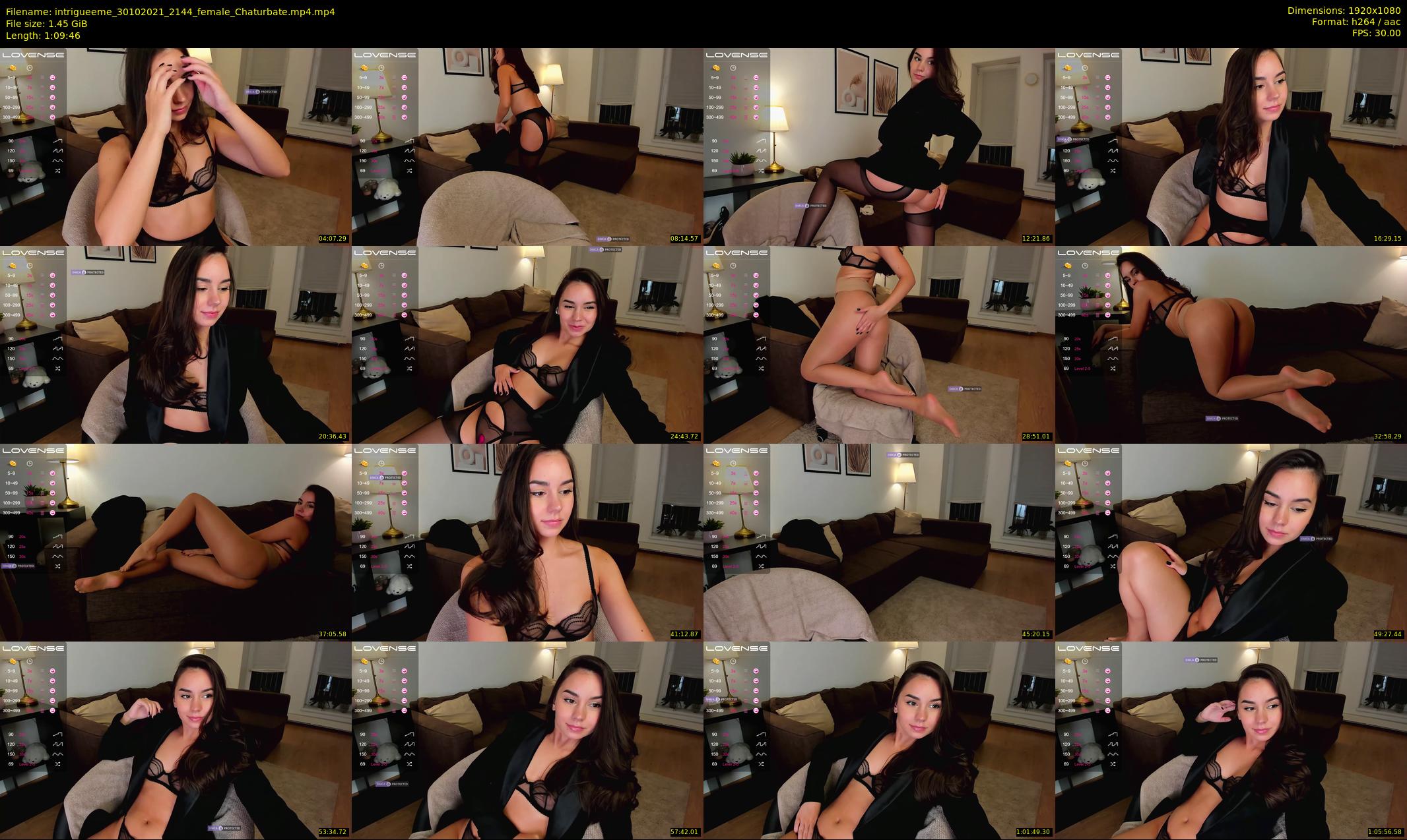 intrigueeme — 70 minute Chaturbate female cam show recording, 1080p, Oct 30, 2021