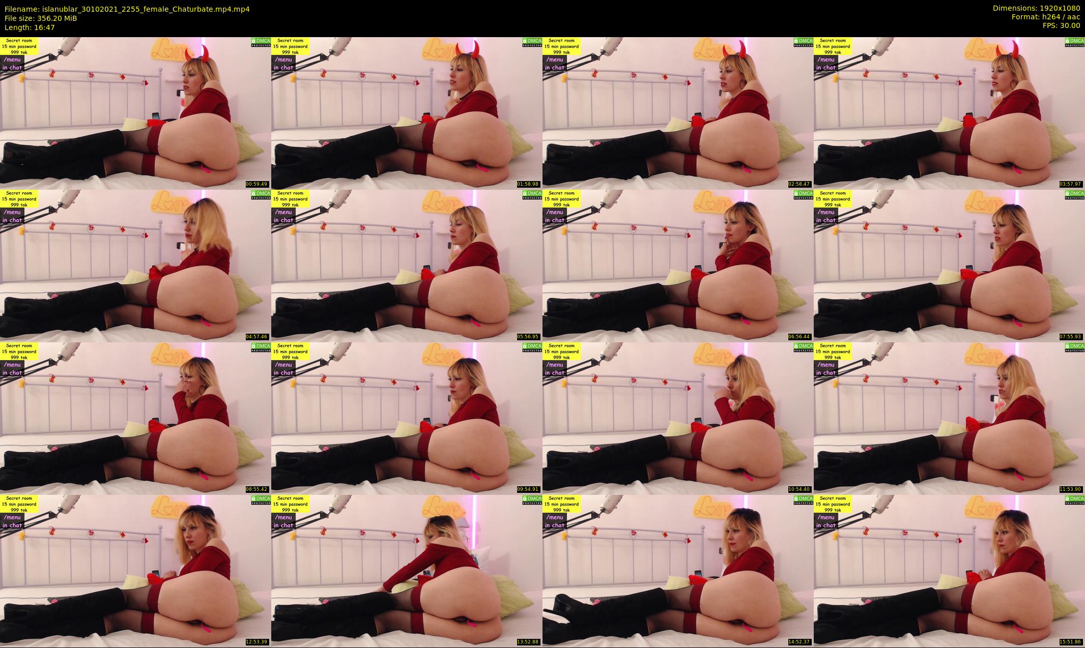 islanublar — 17 minute Chaturbate female cam show recording, 1080p, Oct 30, 2021