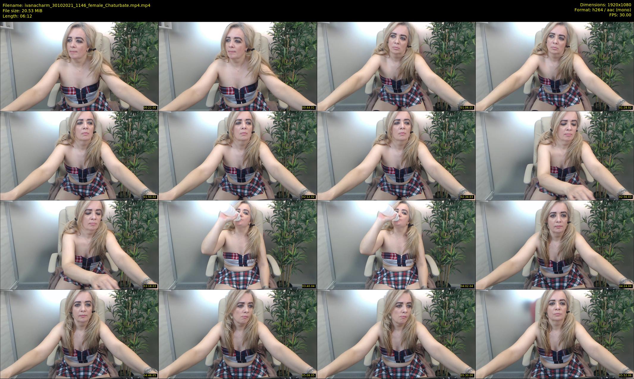 ivanacharm — 7 minute Chaturbate female cam show recording, 1080p, Oct 30, 2021