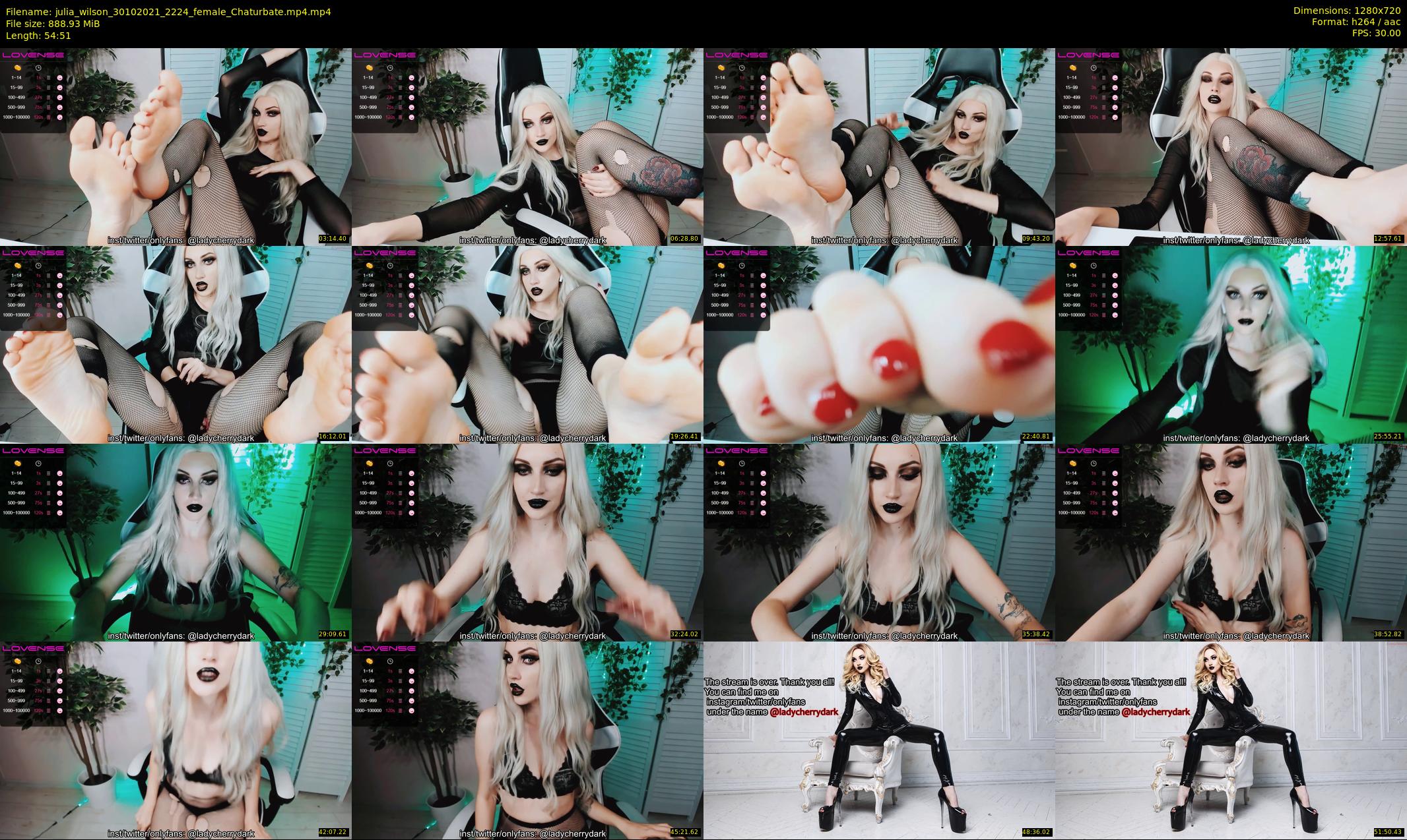 julia_wilson — 55 minute Chaturbate female cam show recording, 720p, Oct 30, 2021