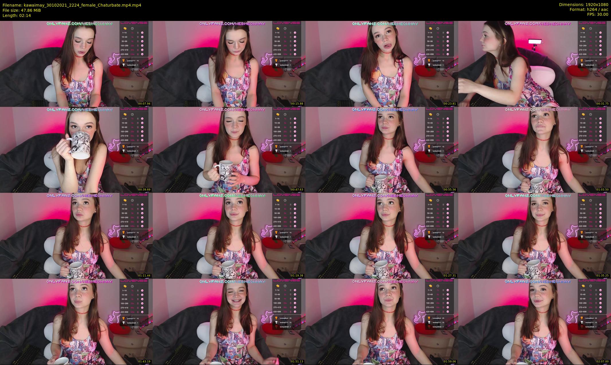 kawaimay — 3 minute Chaturbate female cam show recording, 1080p, Oct 30, 2021