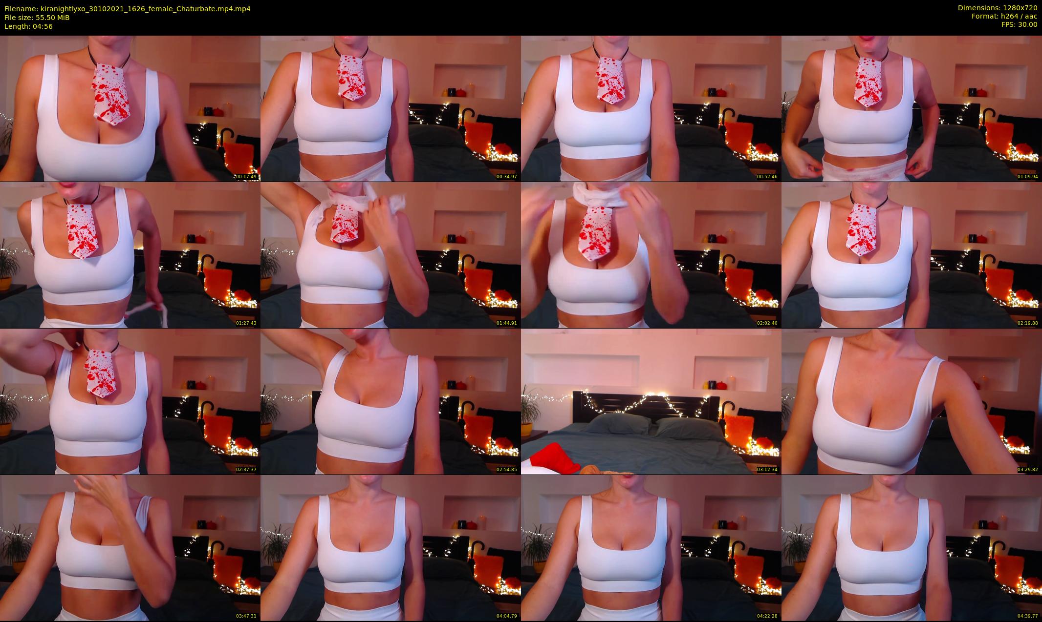kiranightlyxo — 5 minute Chaturbate female cam show recording, 720p, Oct 30, 2021
