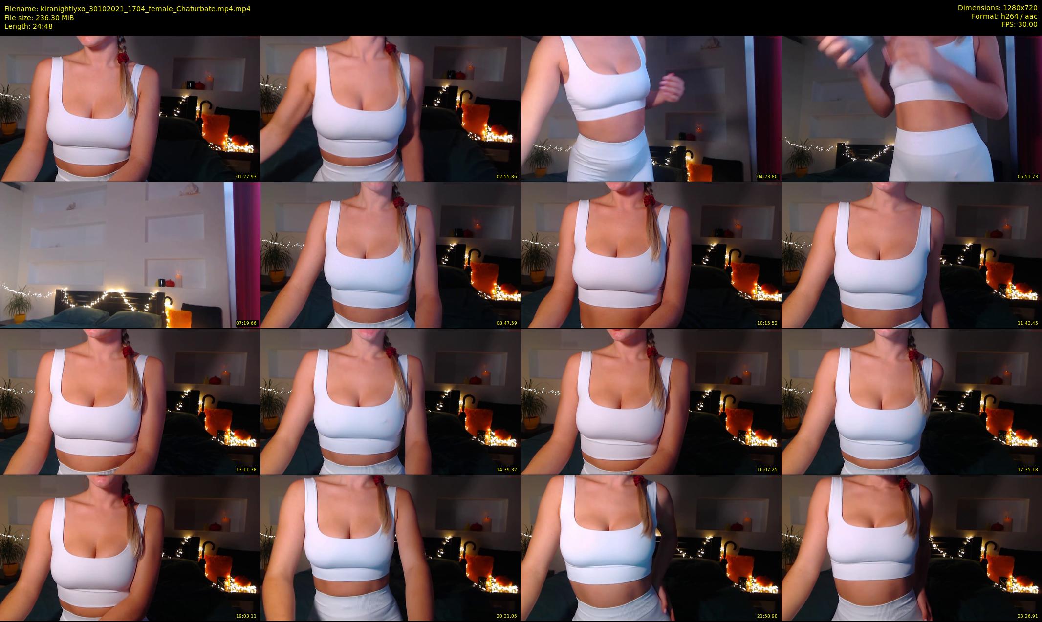 kiranightlyxo — 25 minute Chaturbate female cam show recording, 720p, Oct 30, 2021