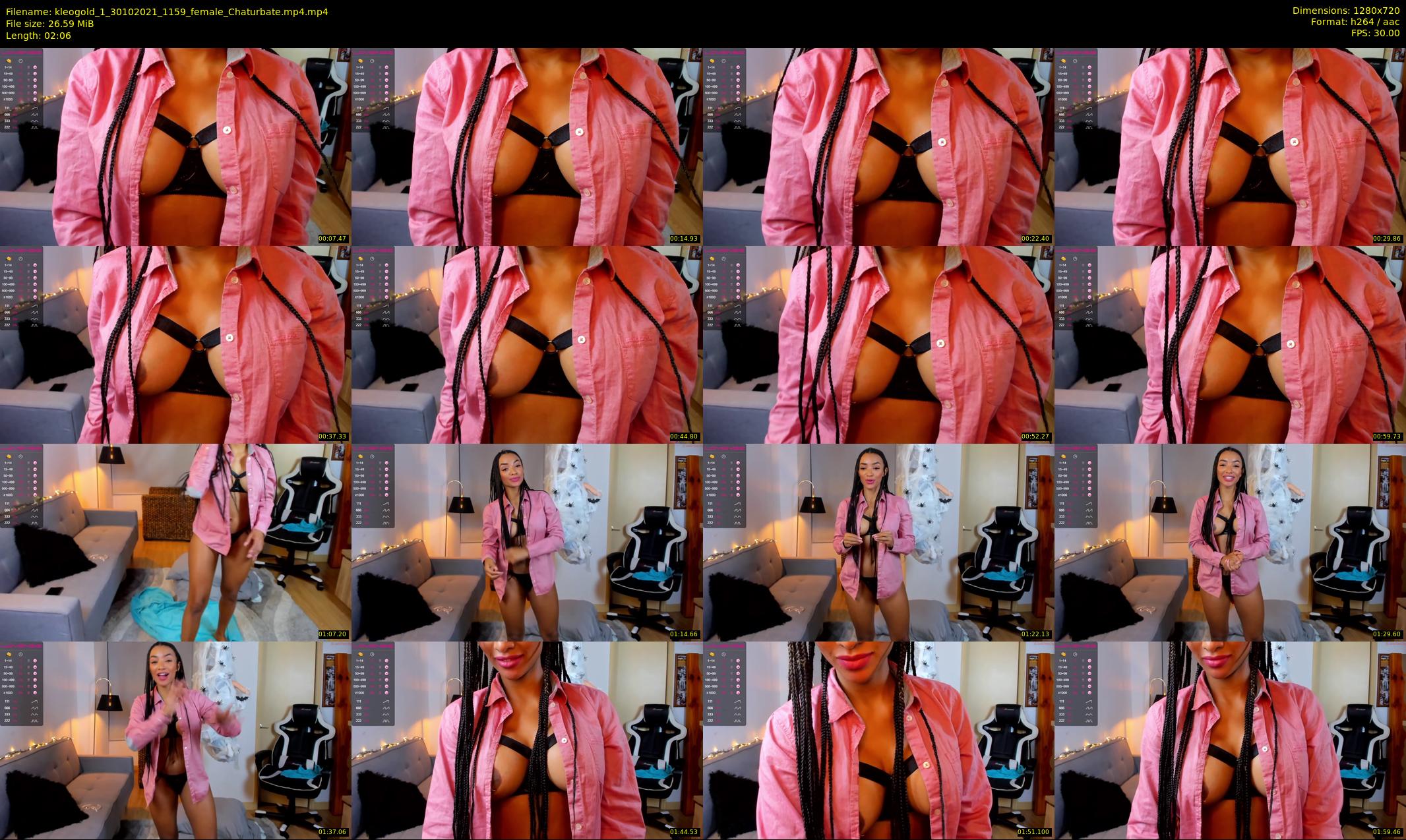 kleogold_1 — 3 minute Chaturbate female cam show recording, 720p, Oct 30, 2021