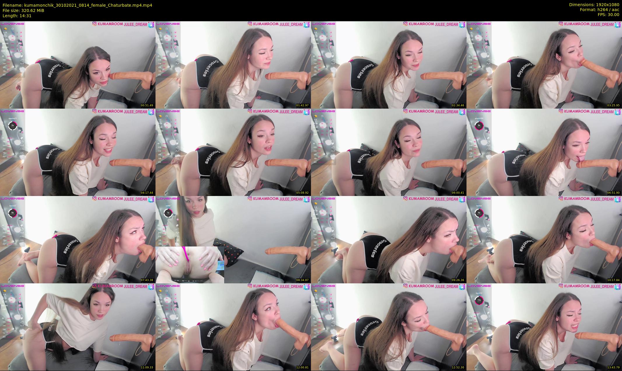 kumamonchik — 15 minute Chaturbate couple cam show recording, 1080p, Oct 30, 2021