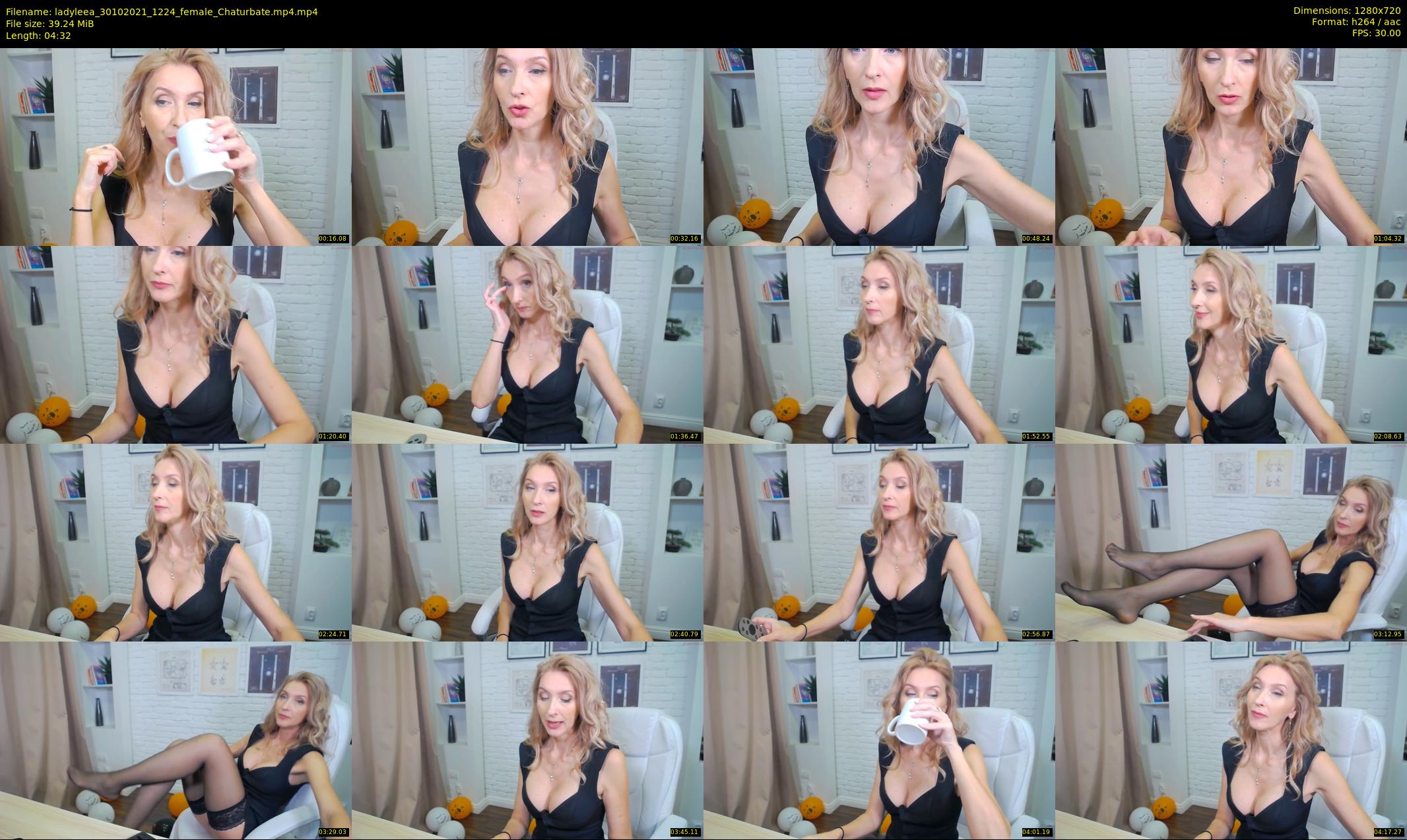 ladyleea — 5 minute Chaturbate female cam show recording, 720p, Oct 30, 2021