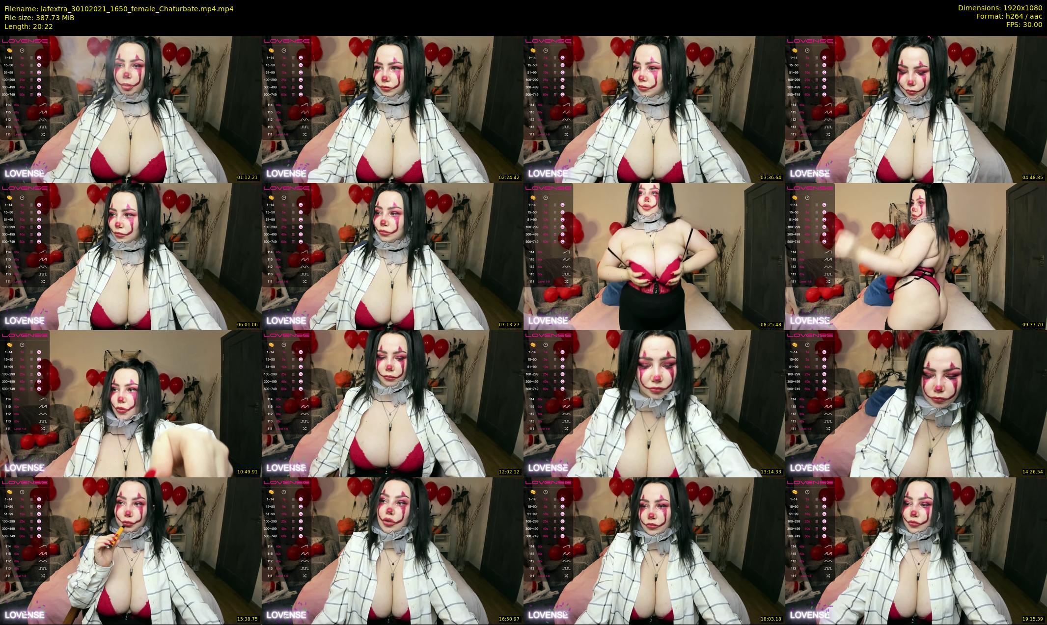 lafextra — 21 minute Chaturbate female cam show recording, 1080p, Oct 30, 2021