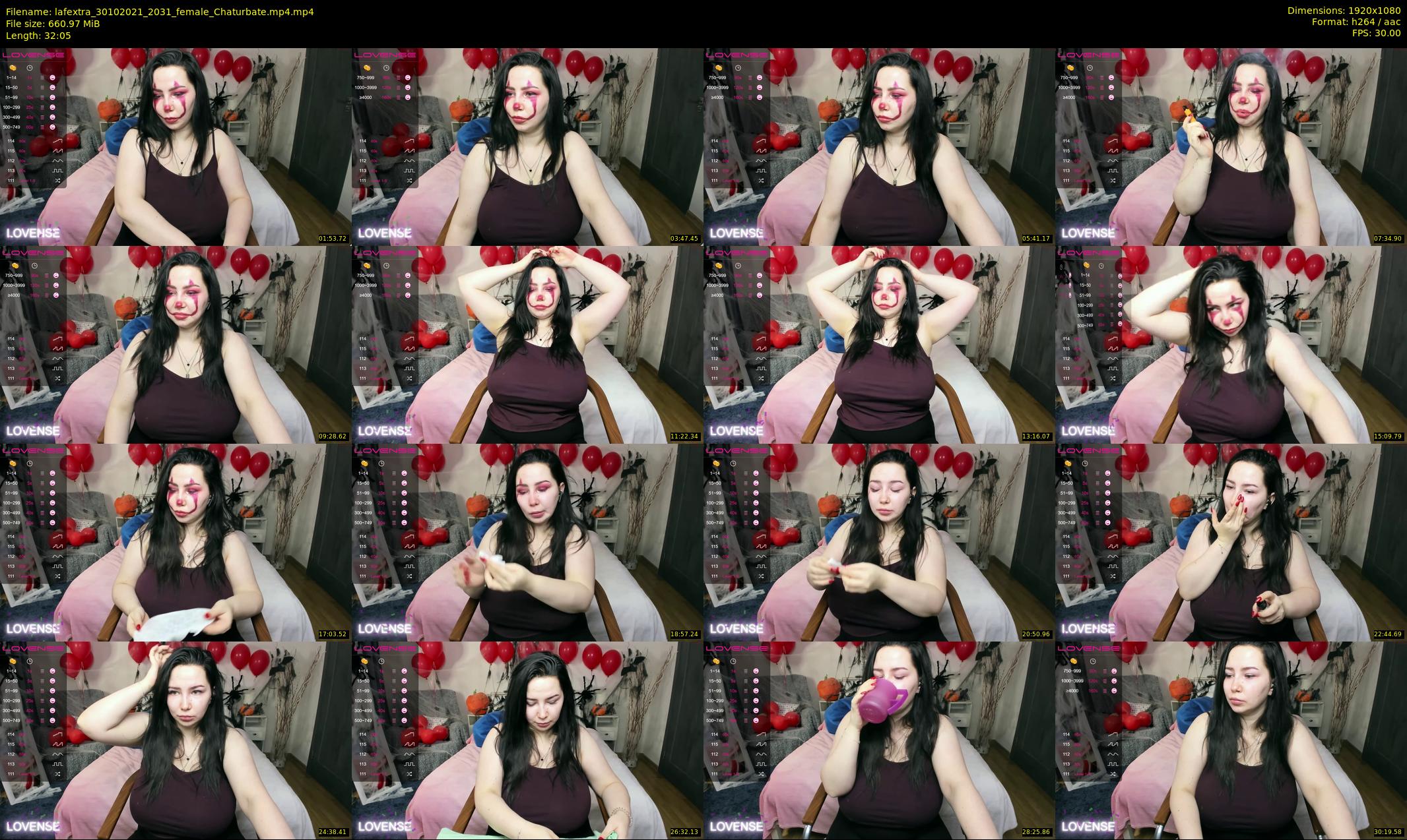 lafextra — 33 minute Chaturbate female cam show recording, 1080p, Oct 30, 2021