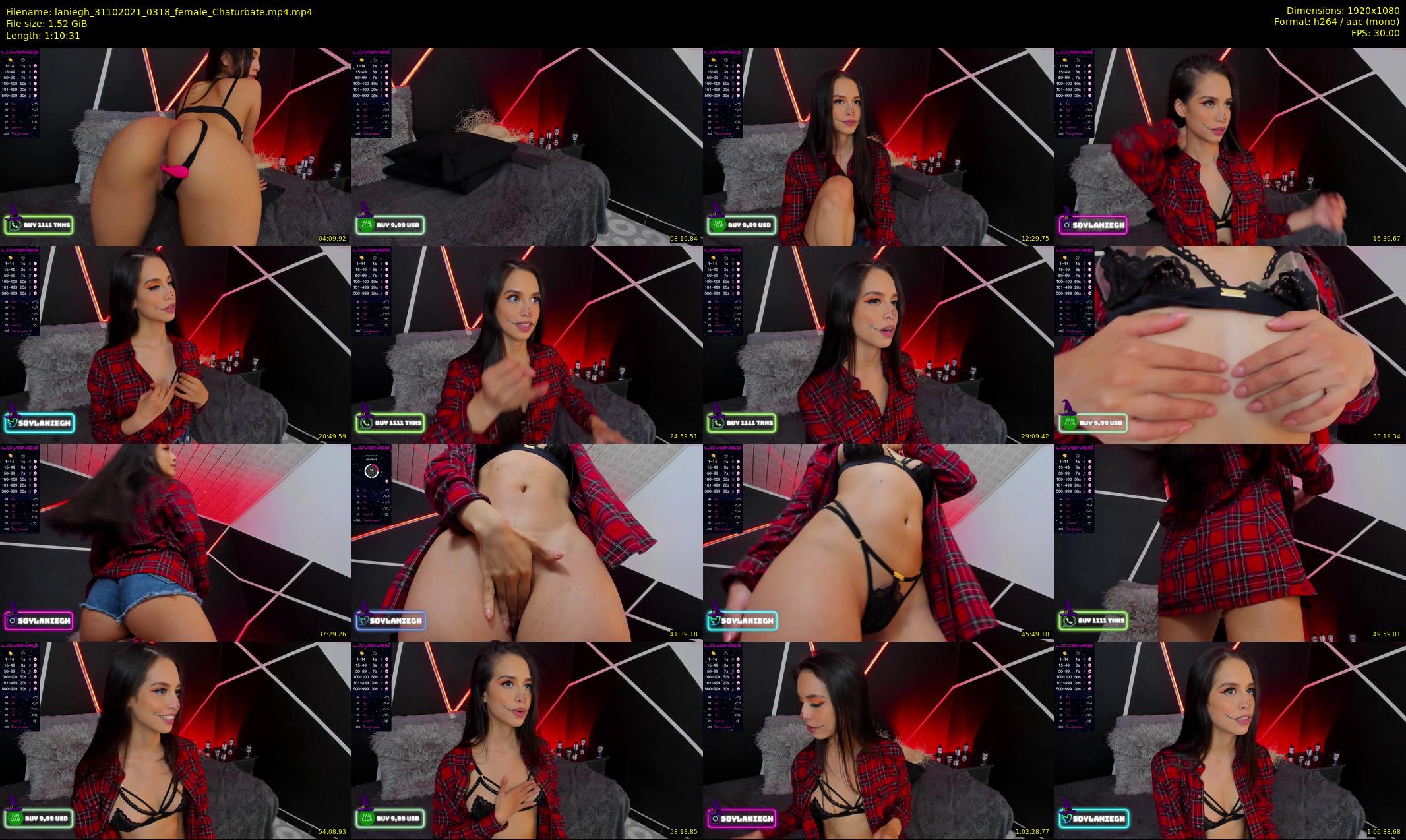 laniegh — 71 minute Chaturbate female cam show recording, 1080p, Oct 31, 2021