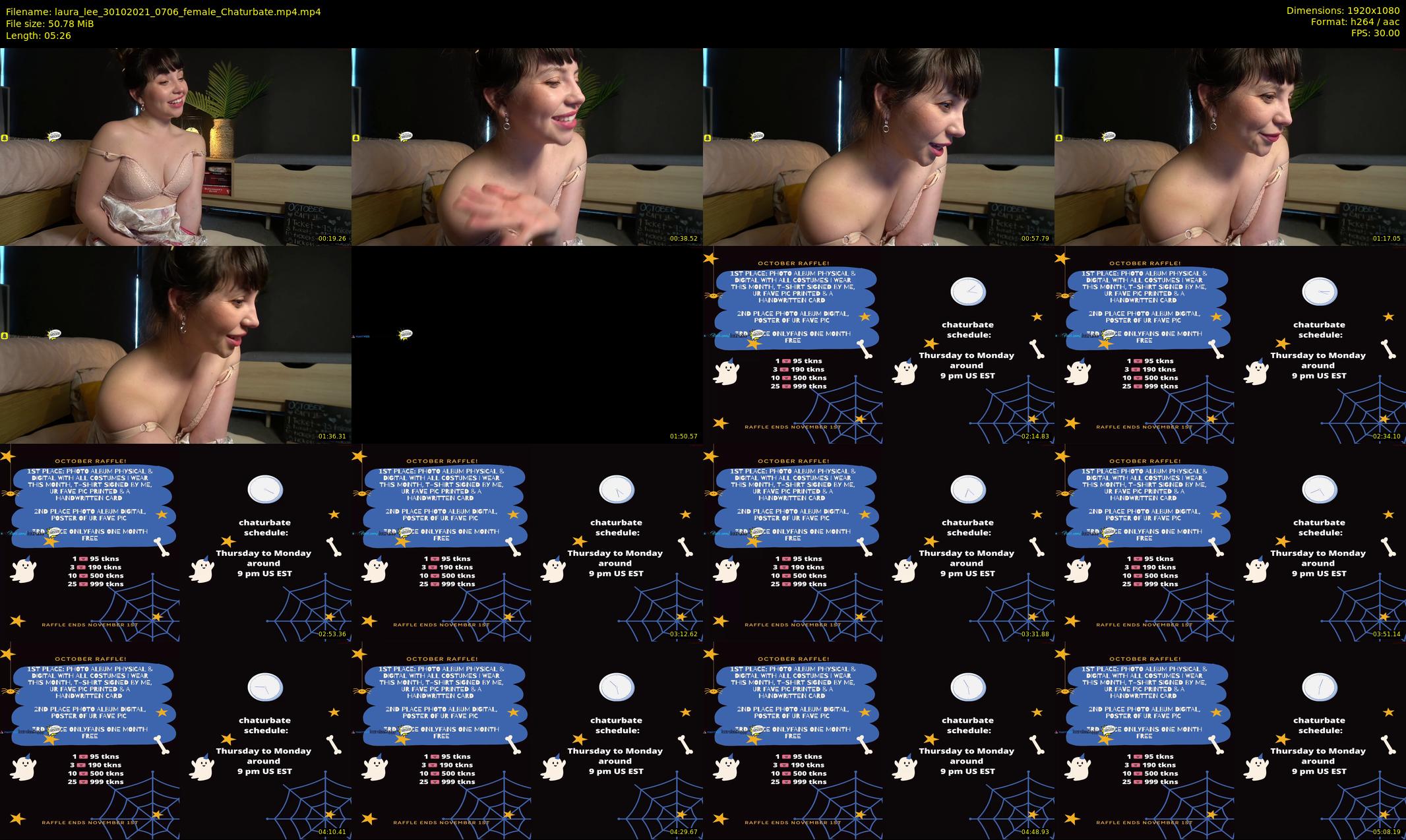 laura_lee — 6 minute Chaturbate female cam show recording, 1080p, Oct 30, 2021