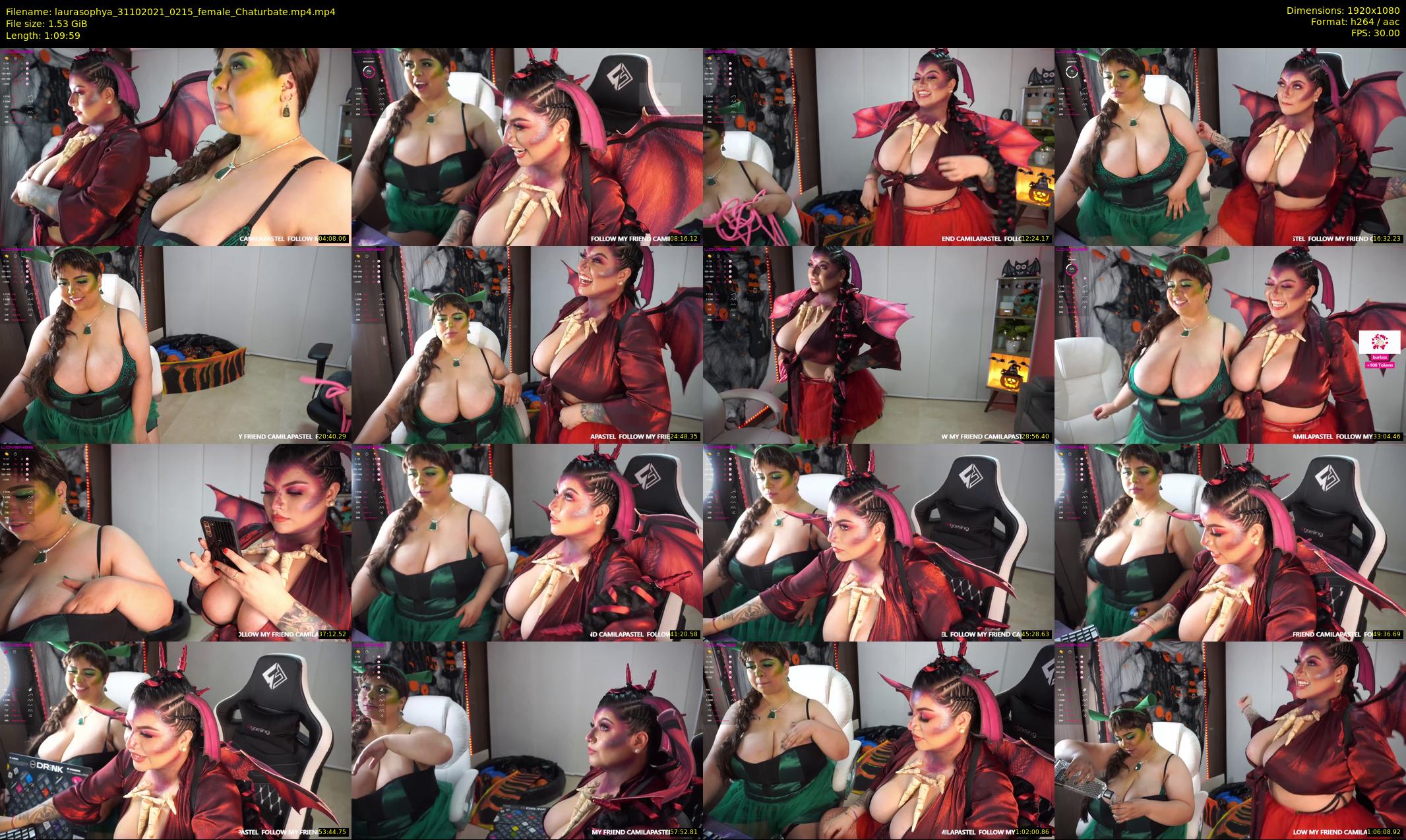 laurasophya — 70 minute Chaturbate female cam show recording, 1080p, Oct 31, 2021