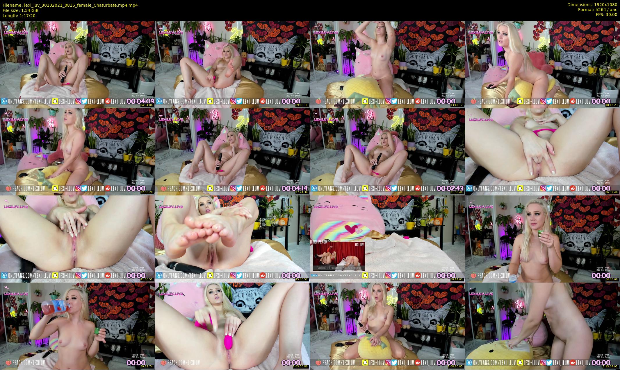 lexi_luv — 78 minute Chaturbate female cam show recording, 1080p, Oct 30, 2021