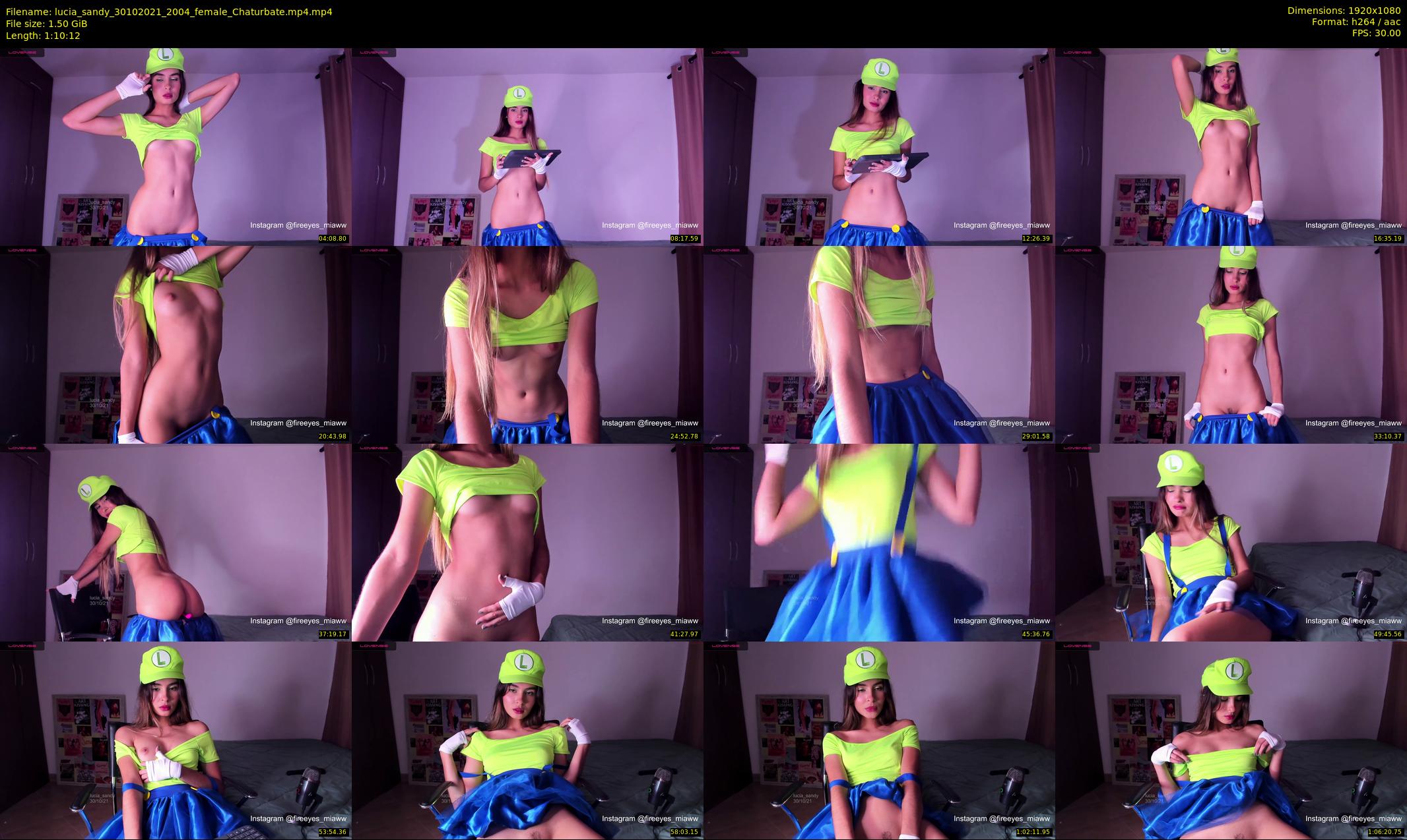 lucia_sandy — 71 minute Chaturbate female cam show recording, 1080p, Oct 30, 2021