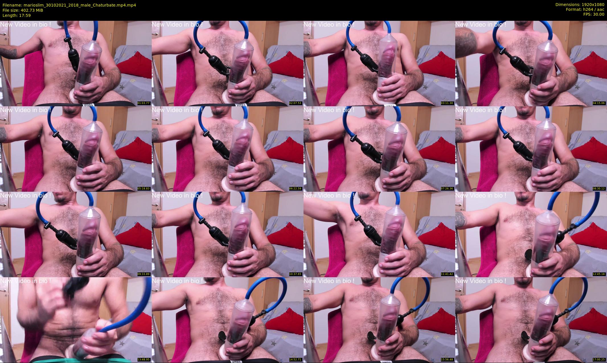 marioslim — 18 minute Chaturbate male cam show recording, 1080p, Oct 30, 2021