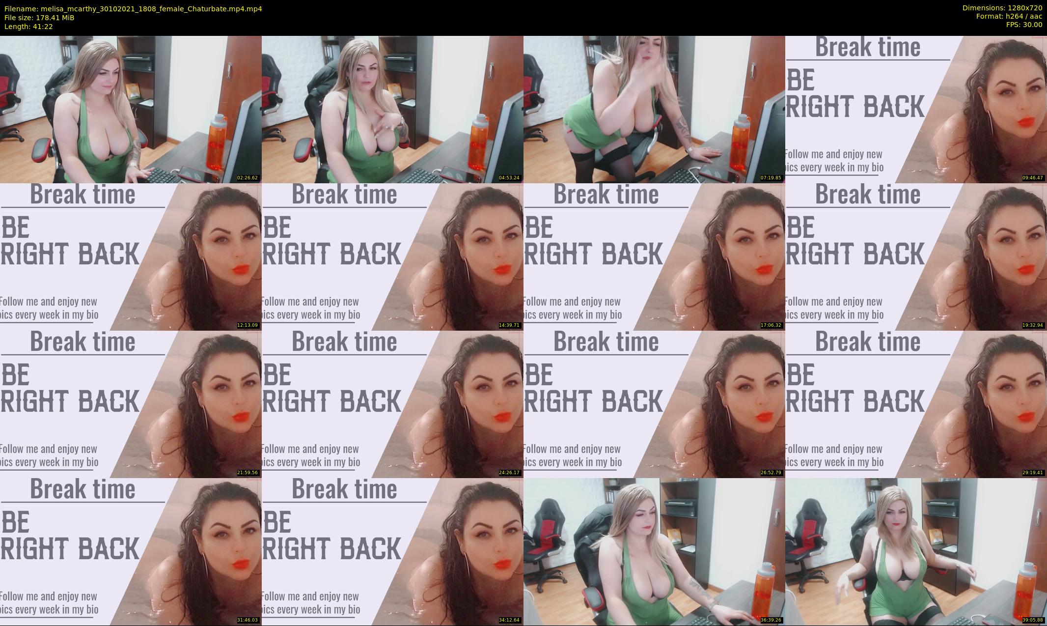 melisa_mcarthy — 42 minute Chaturbate couple cam show recording, 720p, Oct 30, 2021