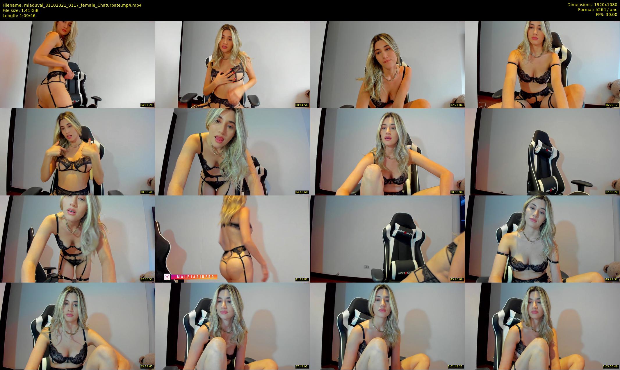 miaduval — 70 minute Chaturbate female cam show recording, 1080p, Oct 31, 2021