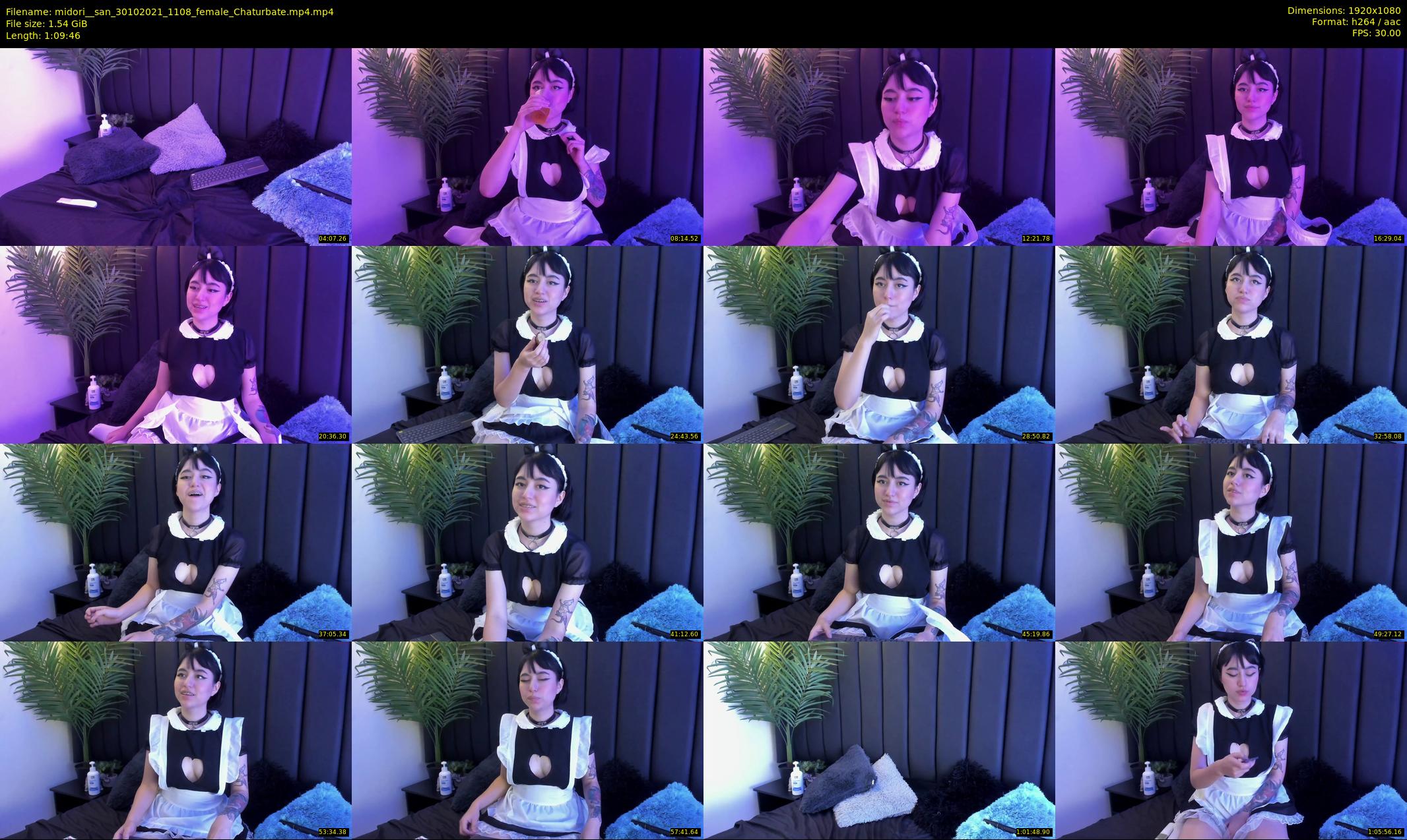 midori__san — 70 minute Chaturbate female cam show recording, 1080p, Oct 30, 2021