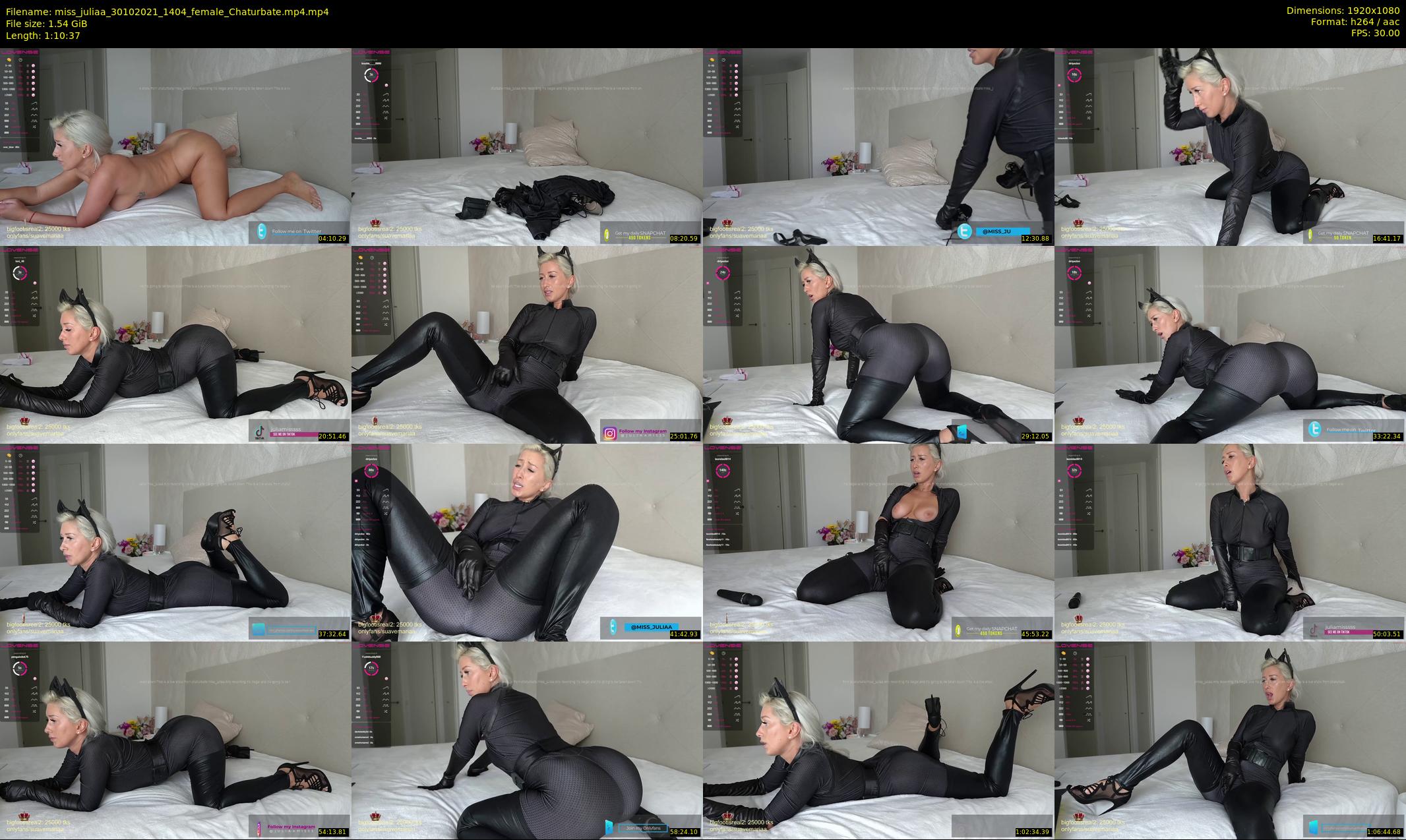 miss_juliaa — 71 minute Chaturbate female cam show recording, 1080p, Oct 30, 2021