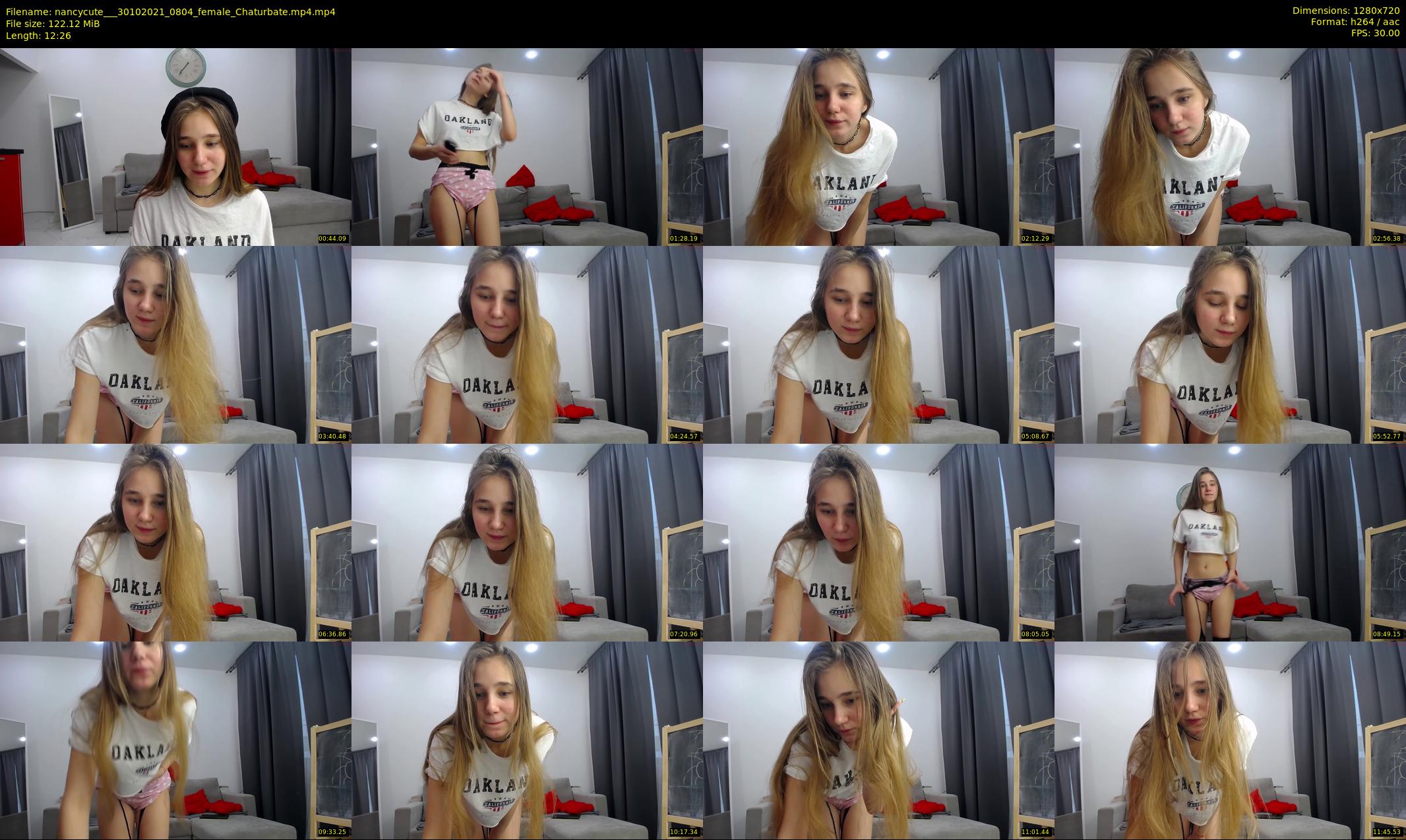 nancycute__ — 13 minute Chaturbate female cam show recording, 720p, Oct 30, 2021