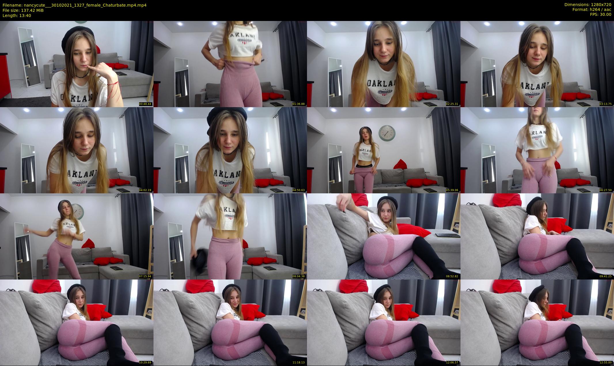 nancycute__ — 14 minute Chaturbate female cam show recording, 720p, Oct 30, 2021