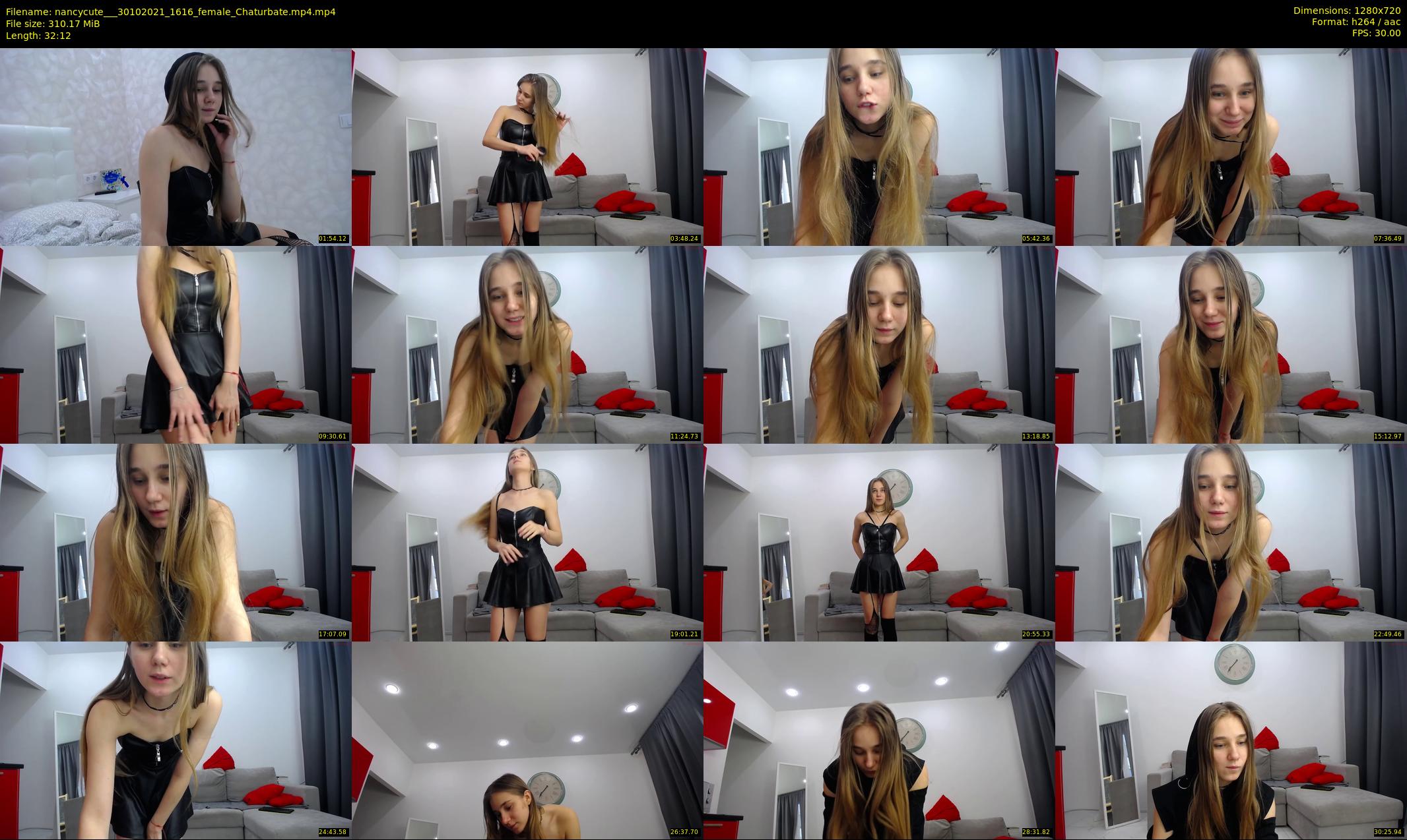 nancycute__ — 33 minute Chaturbate female cam show recording, 720p, Oct 30, 2021