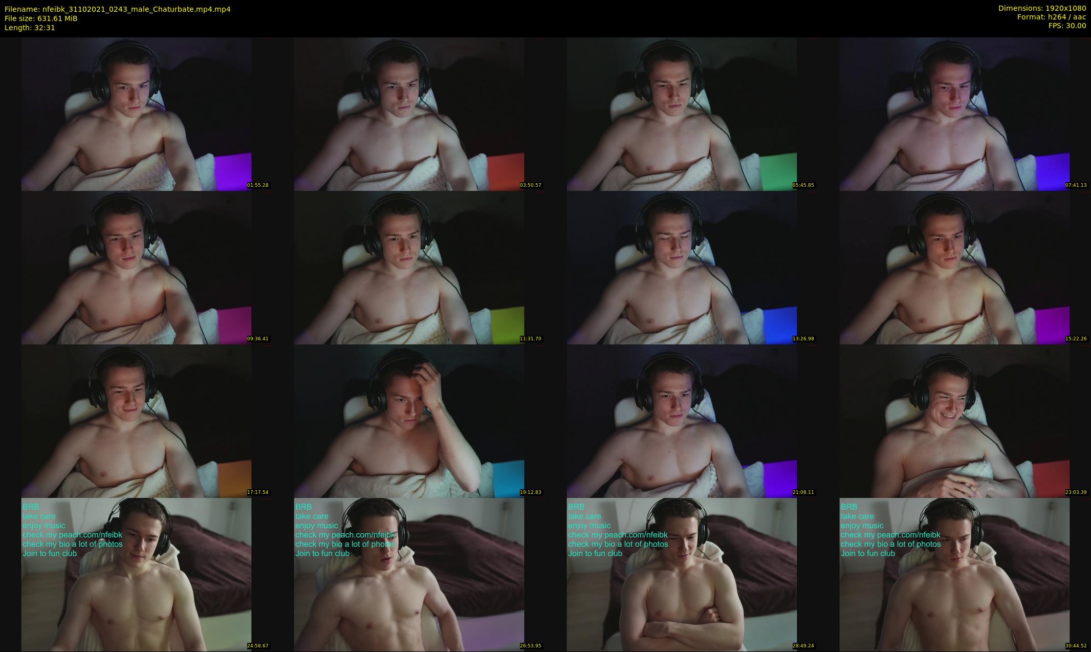 nfeibk — 33 minute Chaturbate male cam show recording, 1080p, Oct 31, 2021