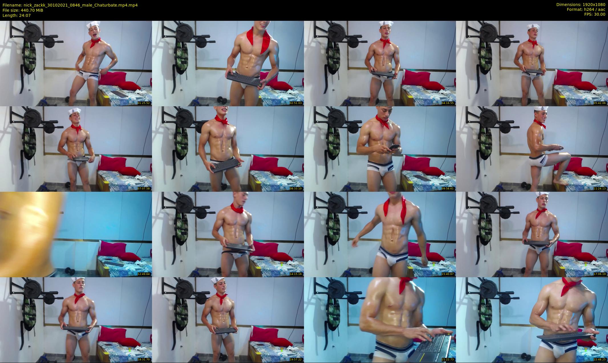 nick_zackk — 25 minute Chaturbate male cam show recording, 1080p, Oct 30, 2021