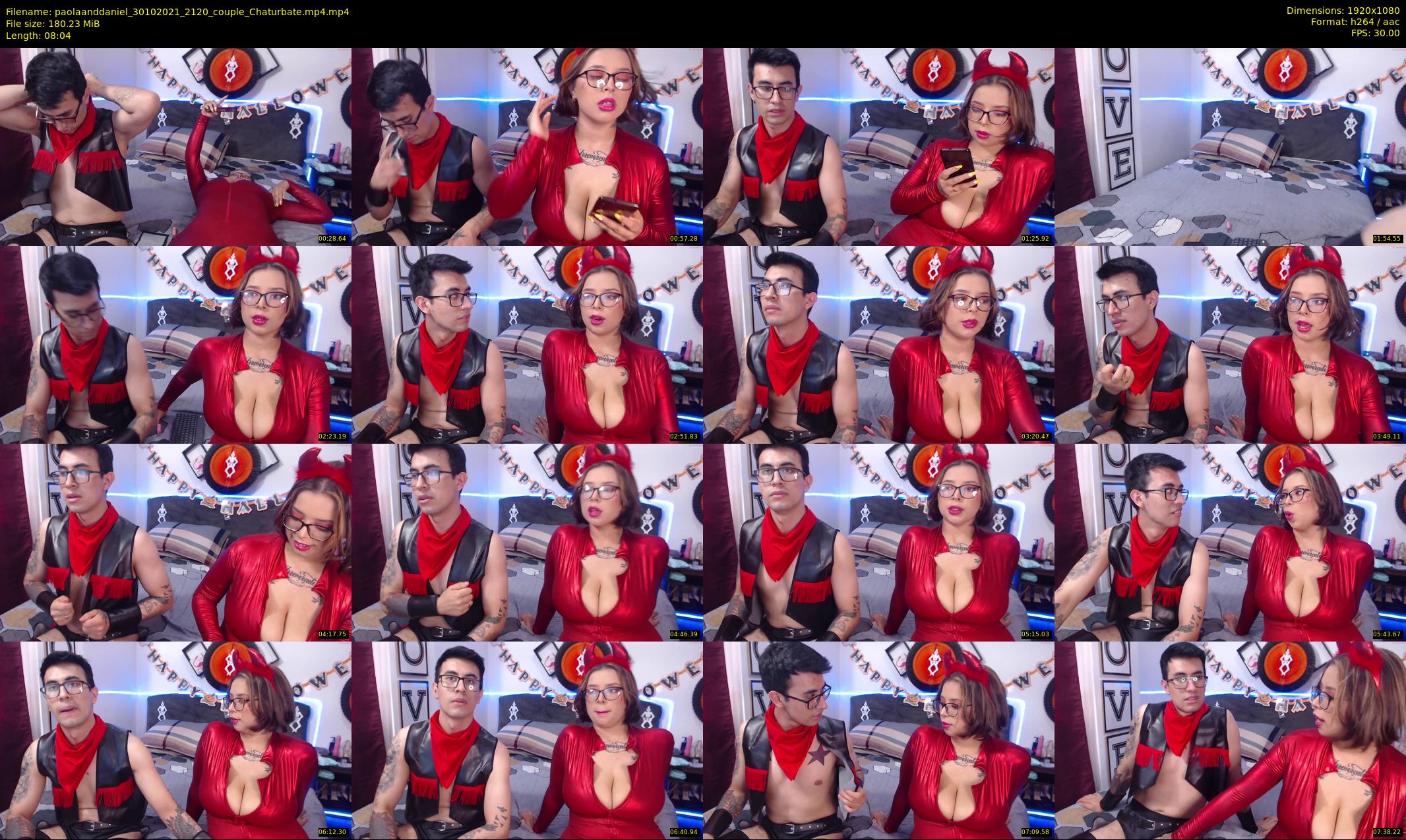 paolaanddaniel — 9 minute Chaturbate couple cam show recording, 1080p, Oct 30, 2021