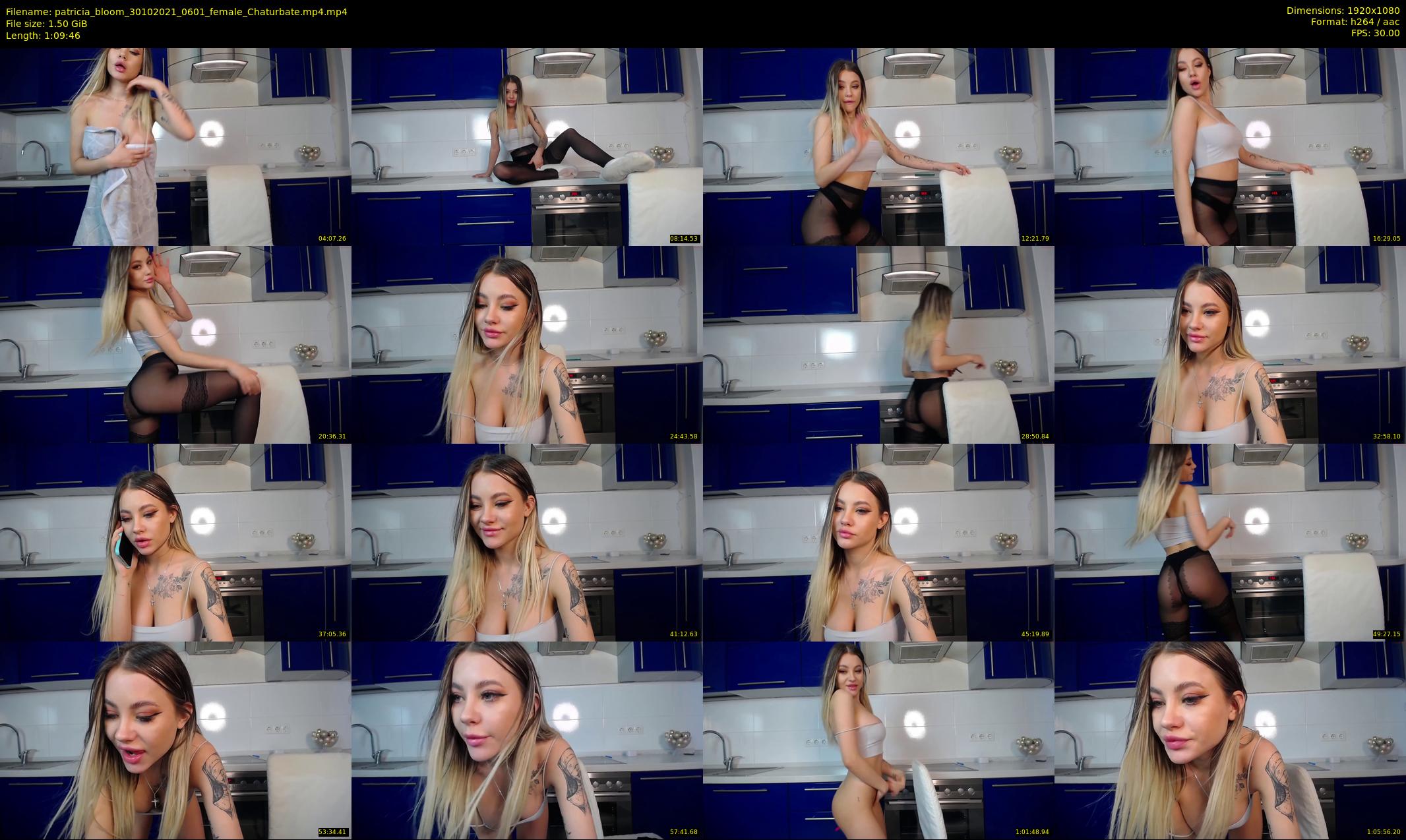 patricia_bloom — 70 minute Chaturbate female cam show recording, 1080p, Oct 30, 2021