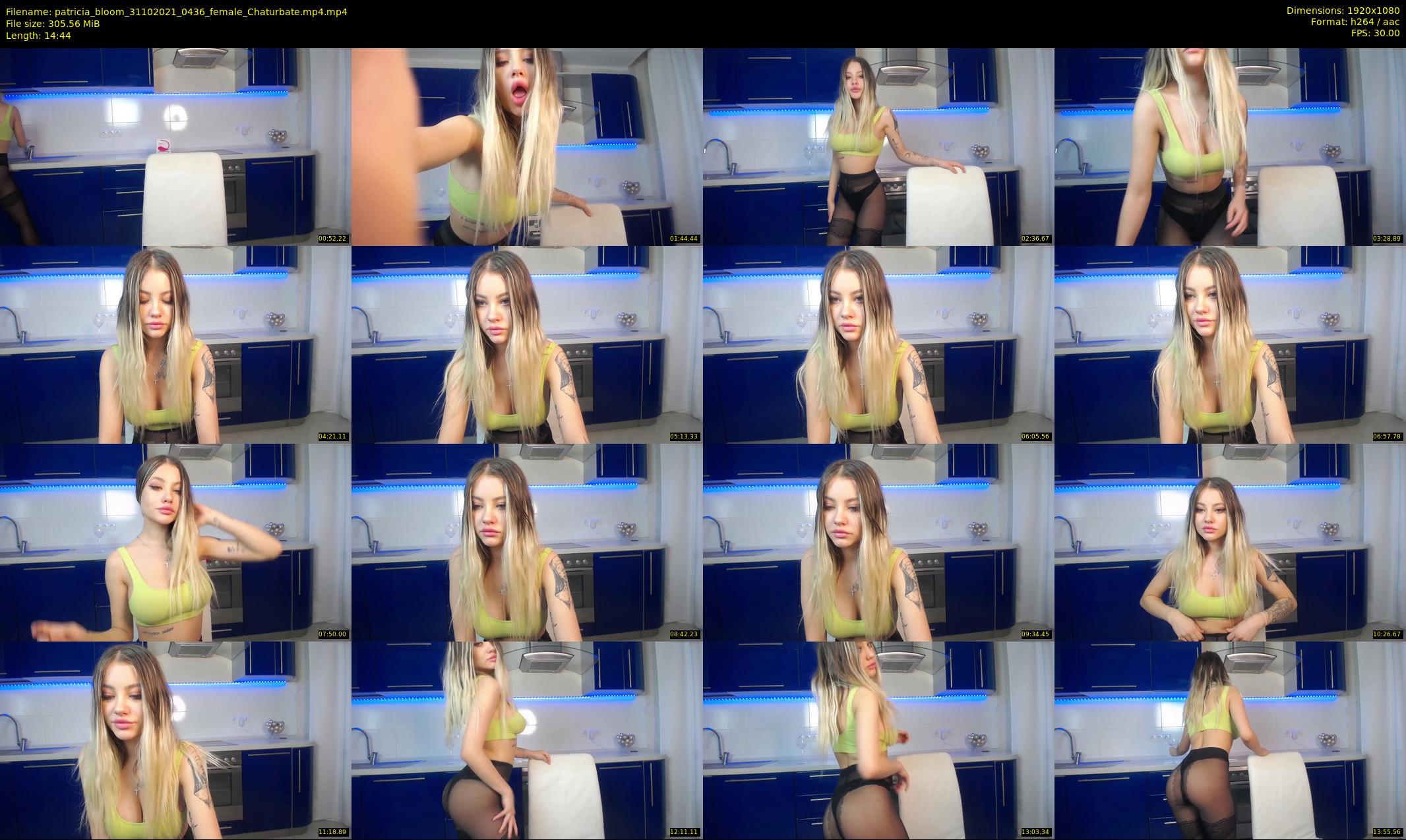 patricia_bloom — 15 minute Chaturbate female cam show recording, 1080p, Oct 31, 2021