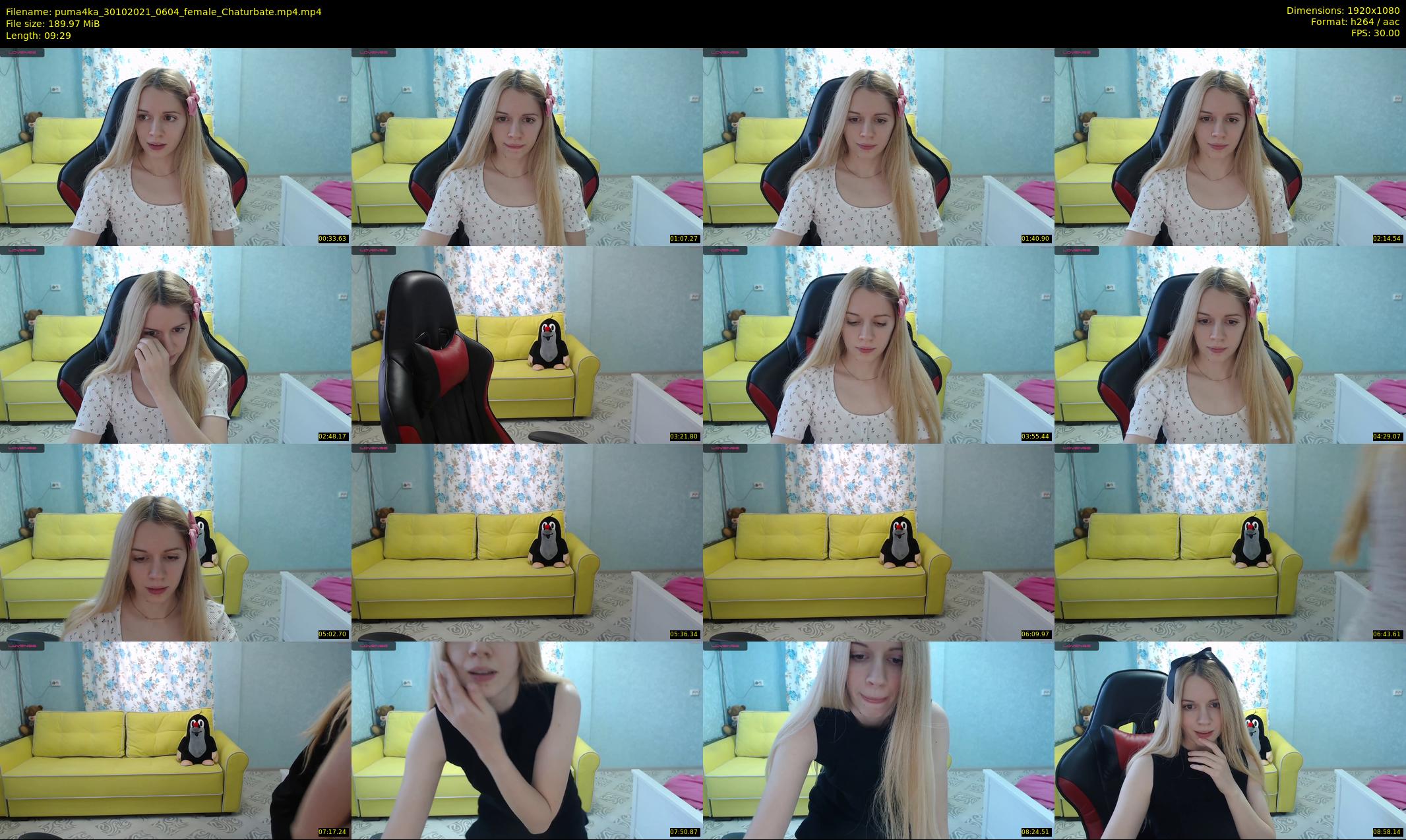puma4ka — 10 minute Chaturbate female cam show recording, 1080p, Oct 30, 2021