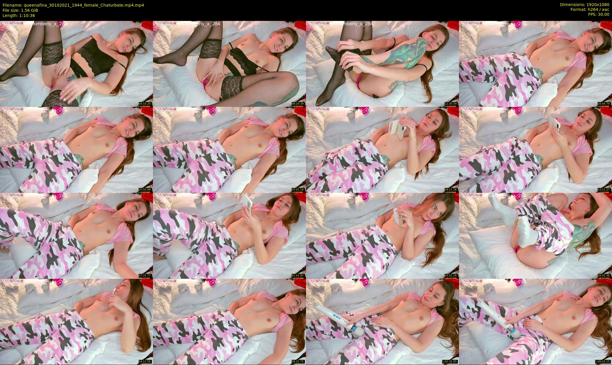 queenafina — 71 minute Chaturbate female cam show recording, 1080p, Oct 30, 2021