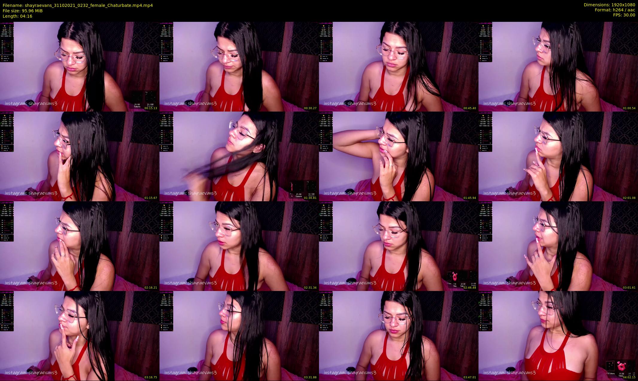 shayraevans — 5 minute Chaturbate female cam show recording, 1080p, Oct 31, 2021