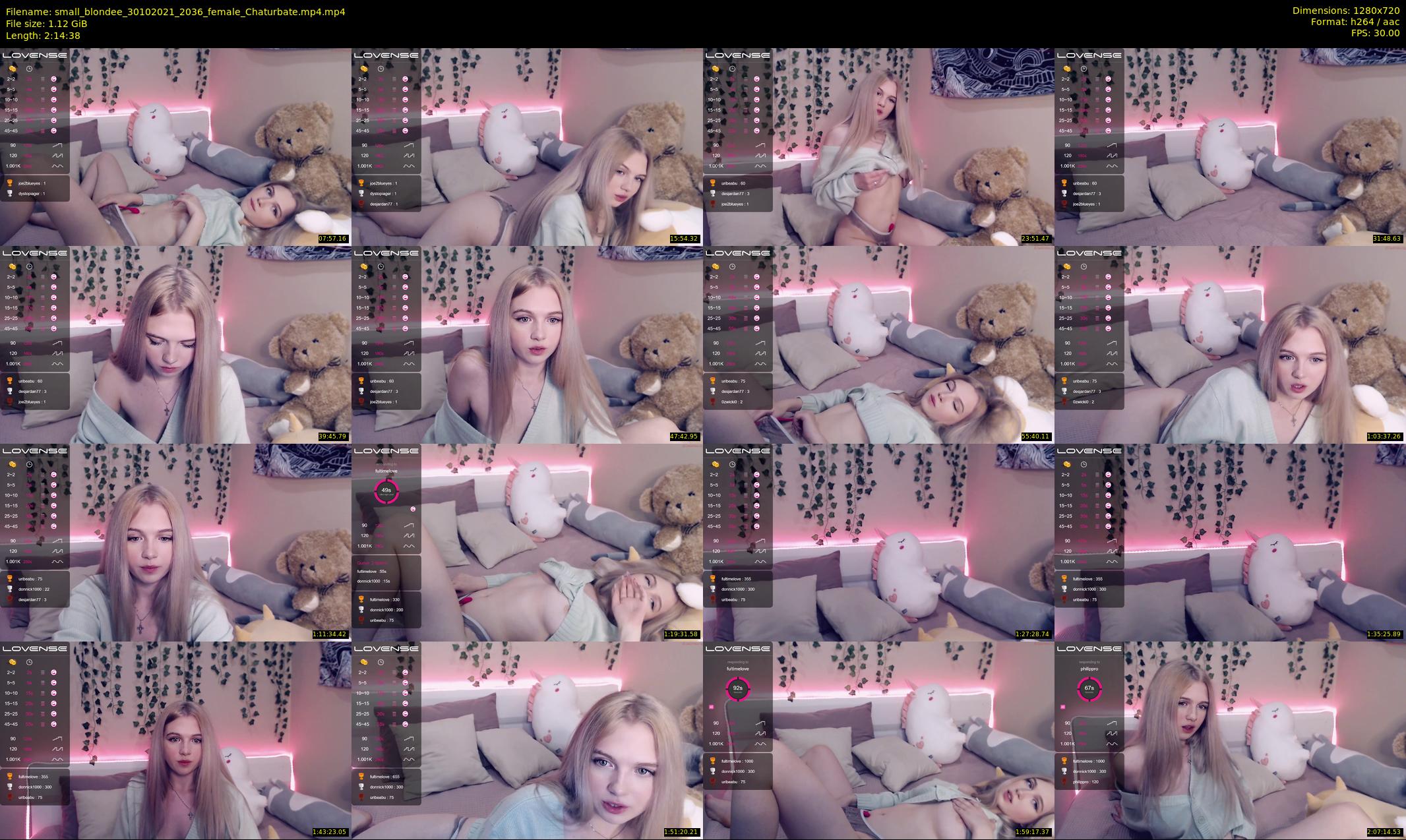 small_blondee — 135 minute Chaturbate female cam show recording, 720p, Oct 30, 2021