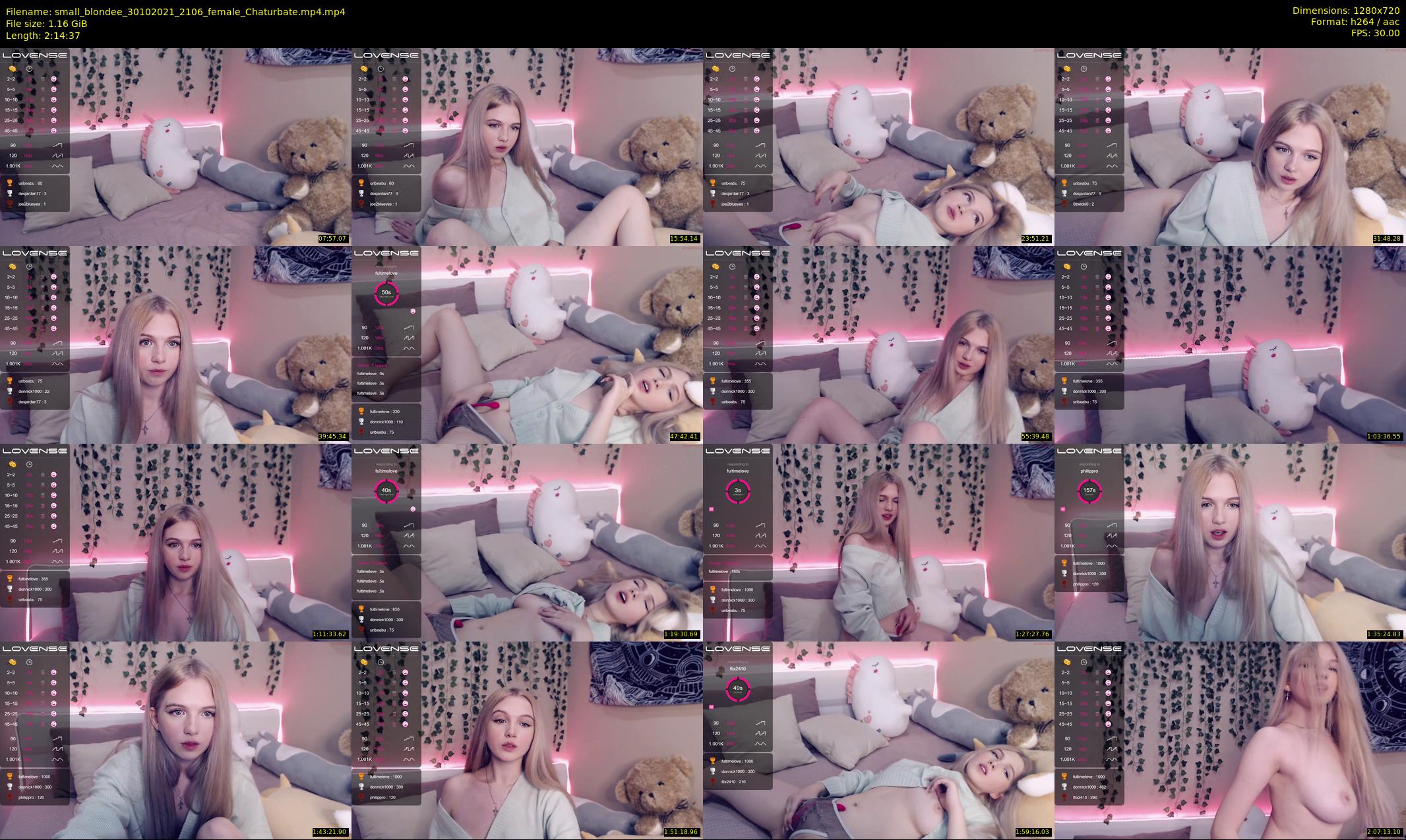small_blondee — 135 minute Chaturbate female cam show recording, 720p, Oct 30, 2021