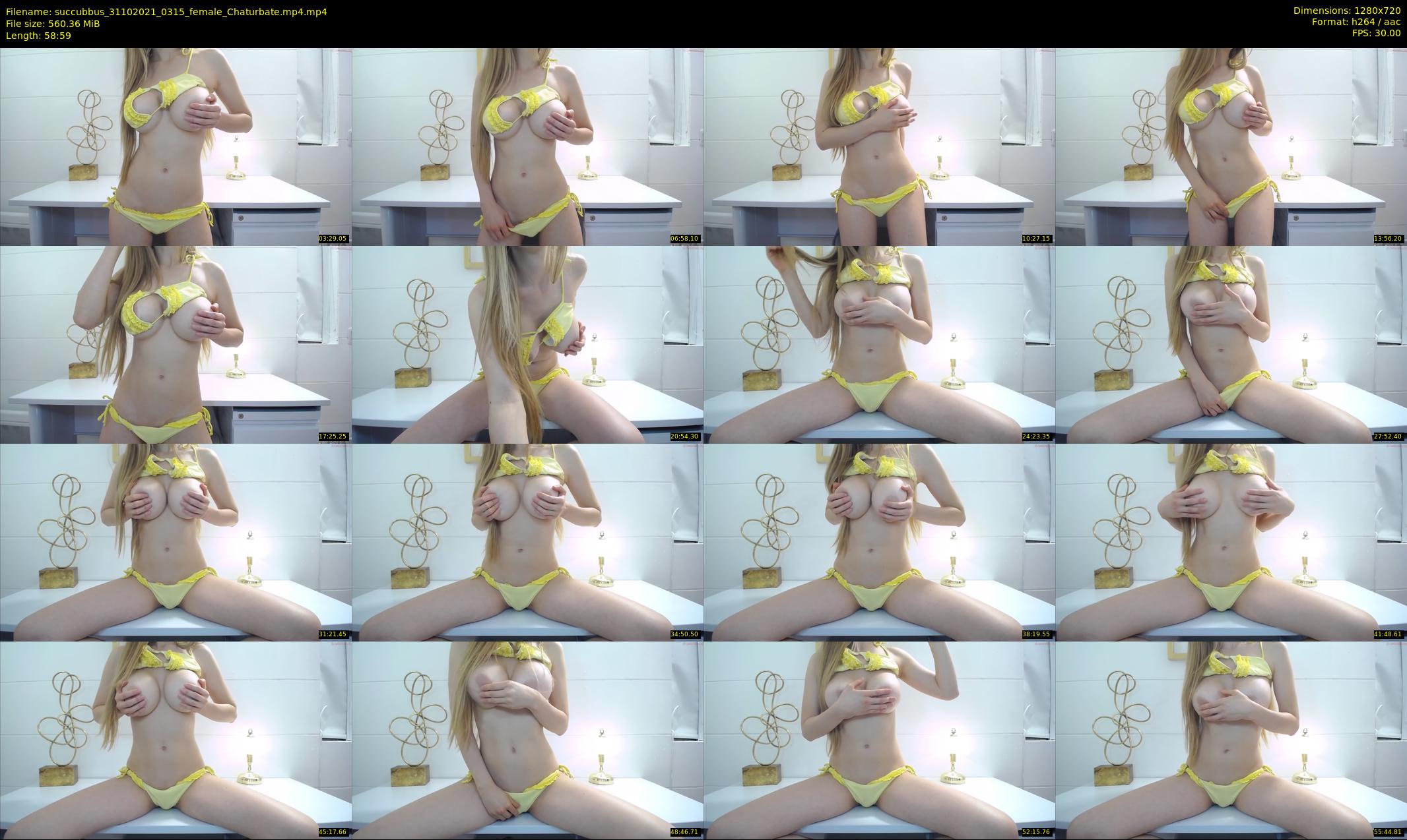 succubbus — 59 minute Chaturbate female cam show recording, 720p, Oct 31, 2021