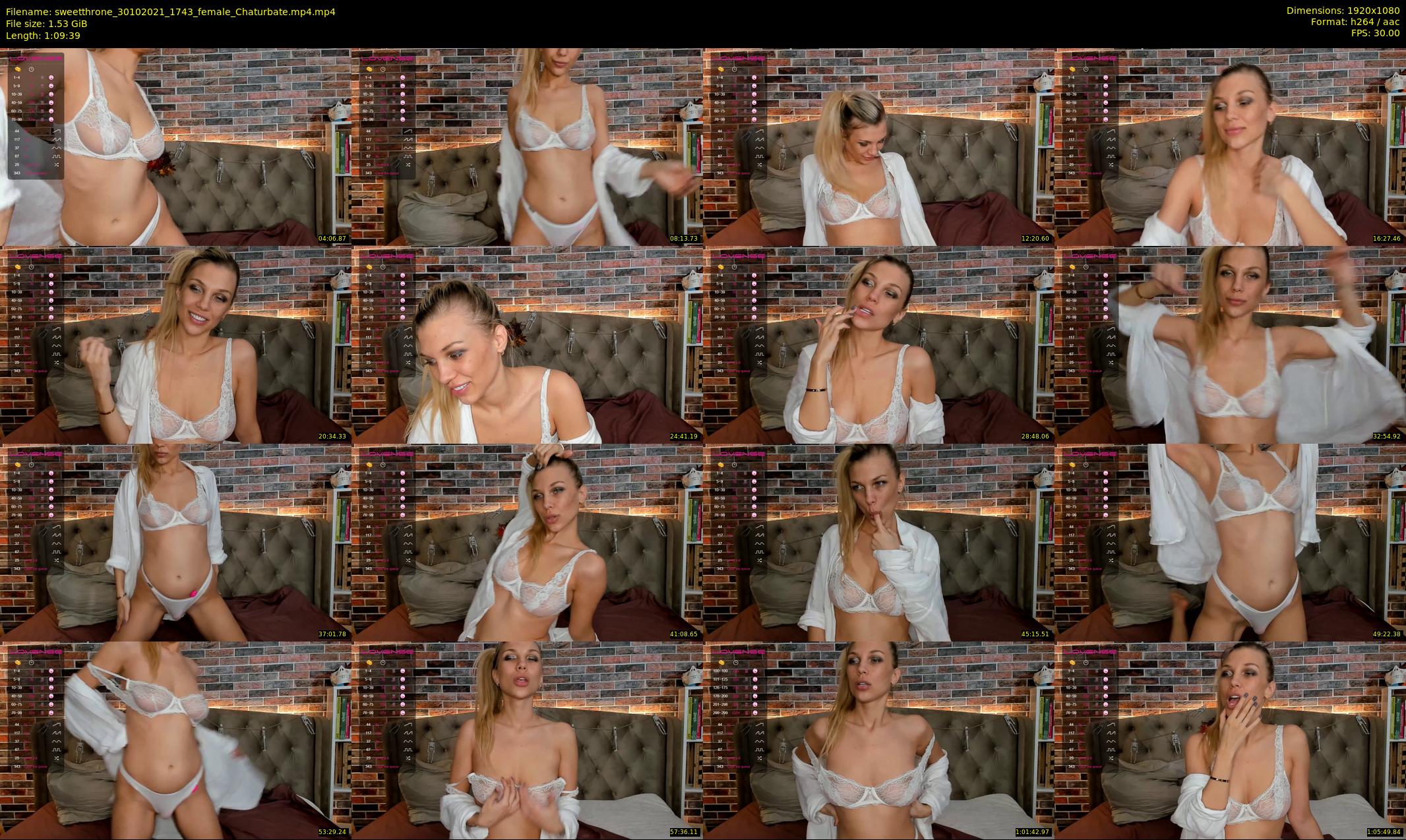 sweetthrone — 70 minute Chaturbate couple cam show recording, 1080p, Oct 30, 2021
