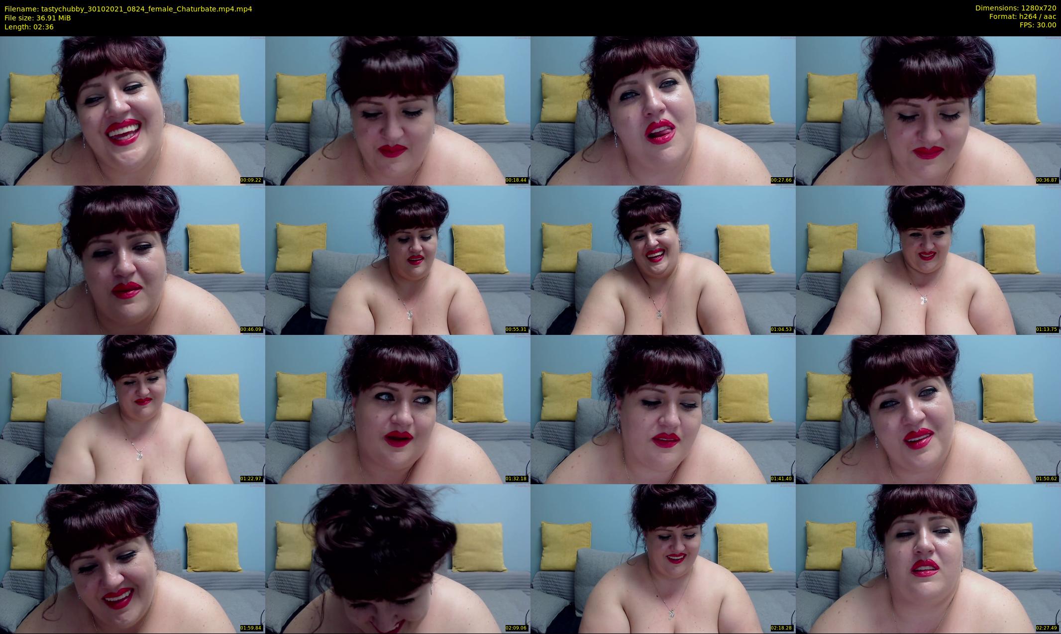 tastychubby — 3 minute Chaturbate female cam show recording, 720p, Oct 30, 2021
