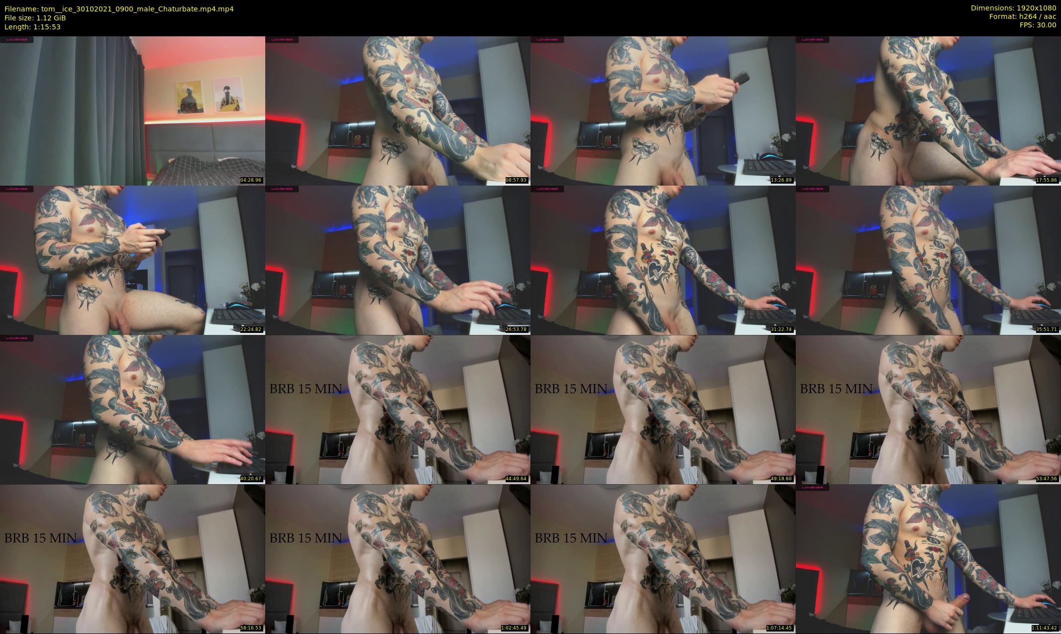 tom__ice — 76 minute Chaturbate male cam show recording, 1080p, Oct 30, 2021