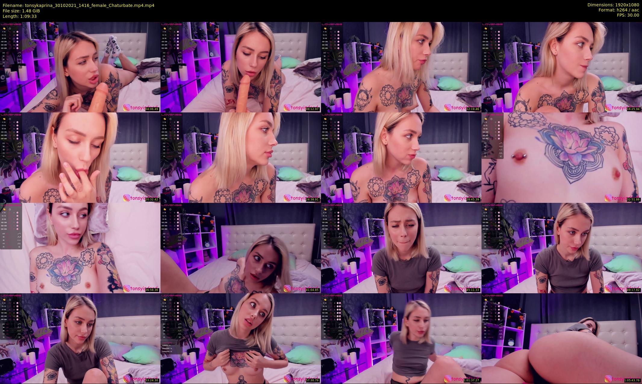 tonsykaprina — 70 minute Chaturbate couple cam show recording, 1080p, Oct 30, 2021