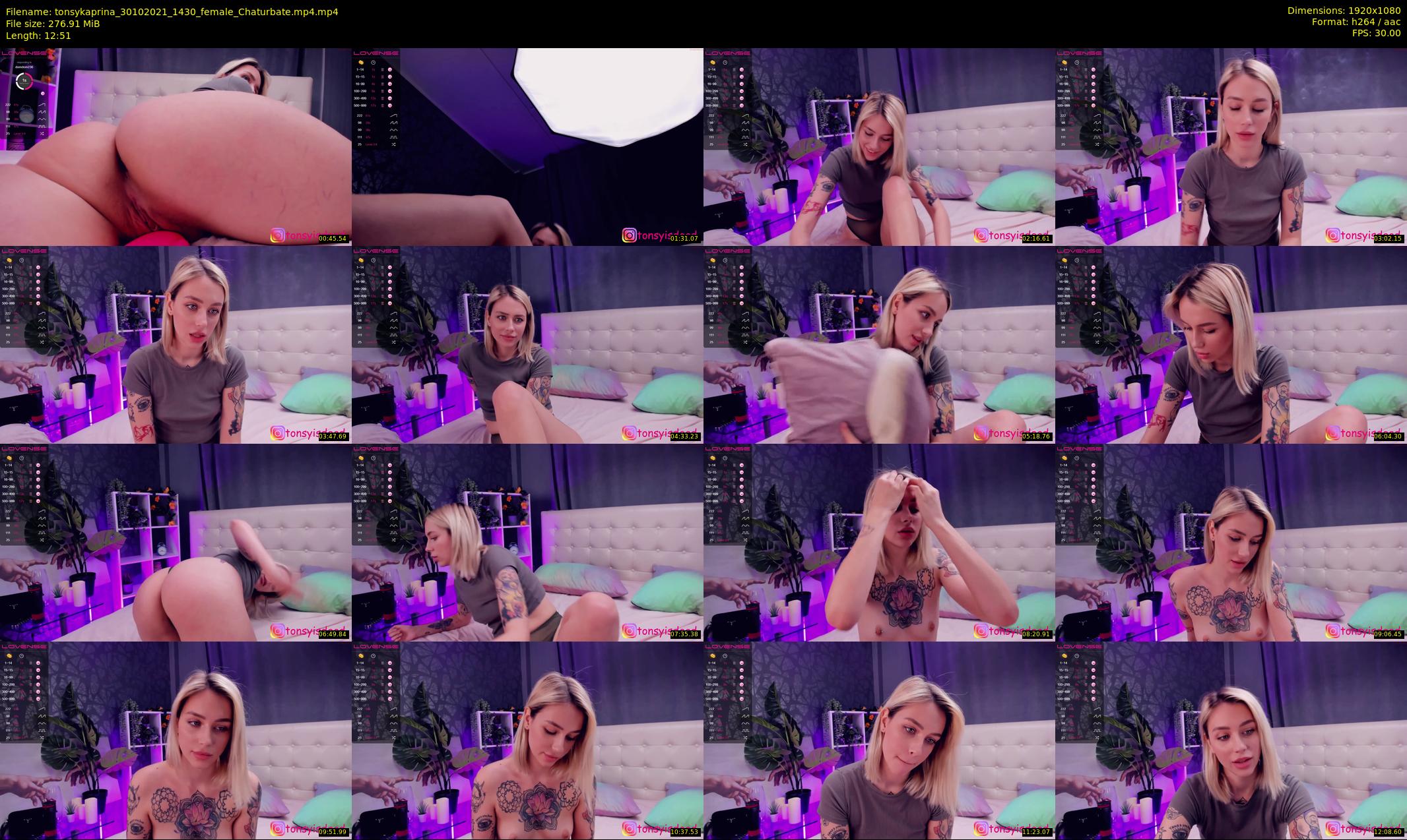tonsykaprina — 13 minute Chaturbate couple cam show recording, 1080p, Oct 30, 2021