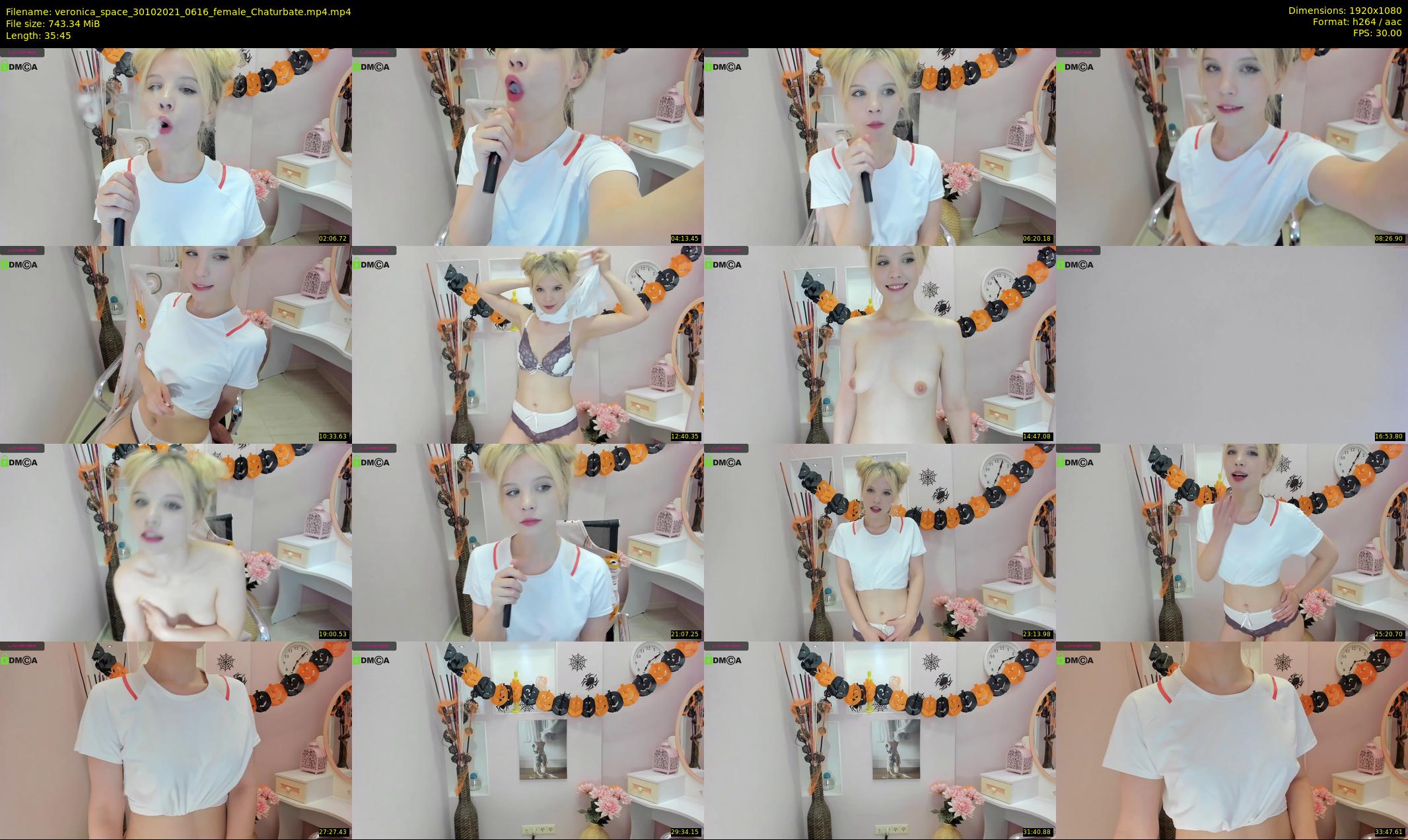 veronica_space — 36 minute Chaturbate female cam show recording, 1080p, Oct 30, 2021