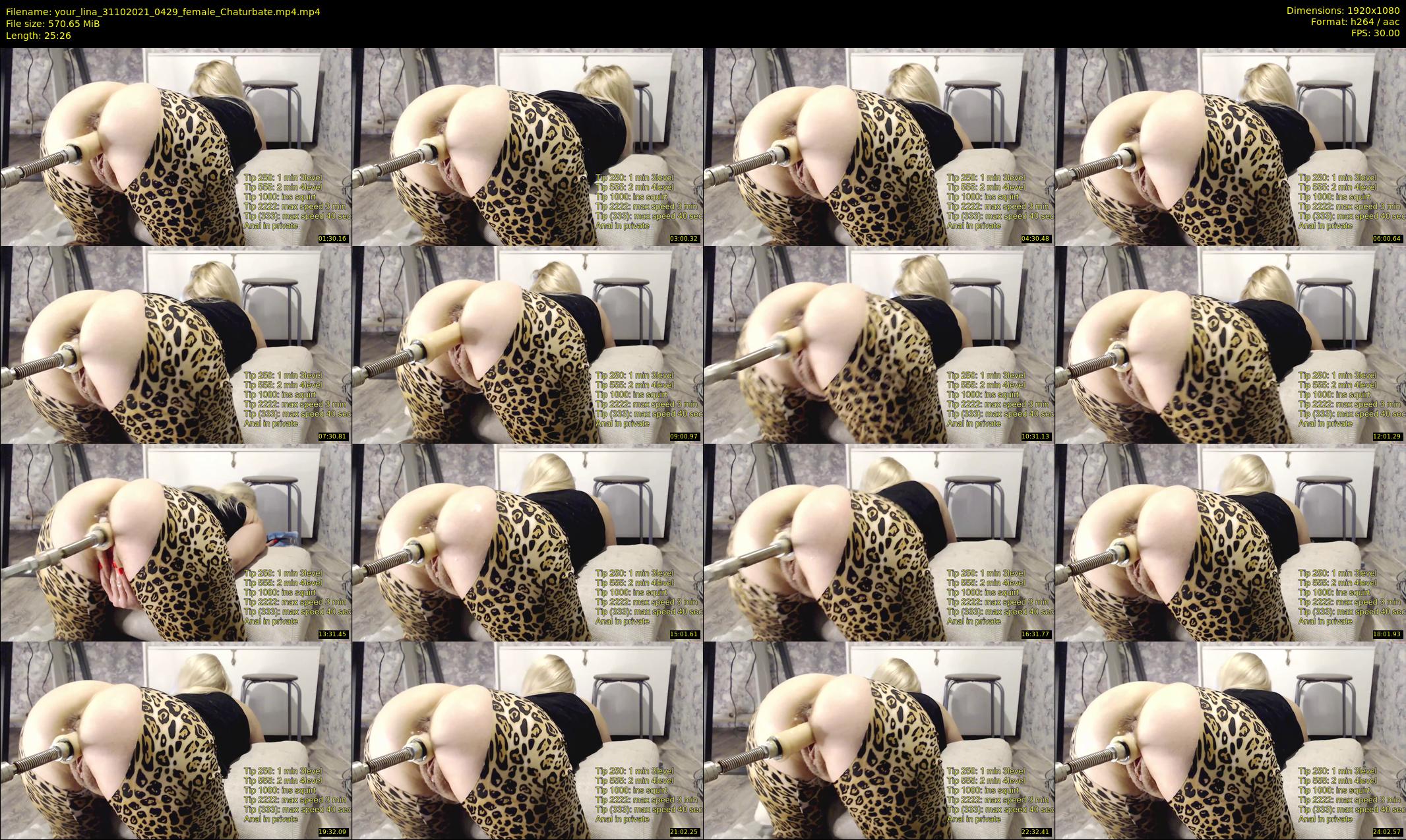 your_lina — 26 minute Chaturbate female cam show recording, 1080p, Oct 31, 2021