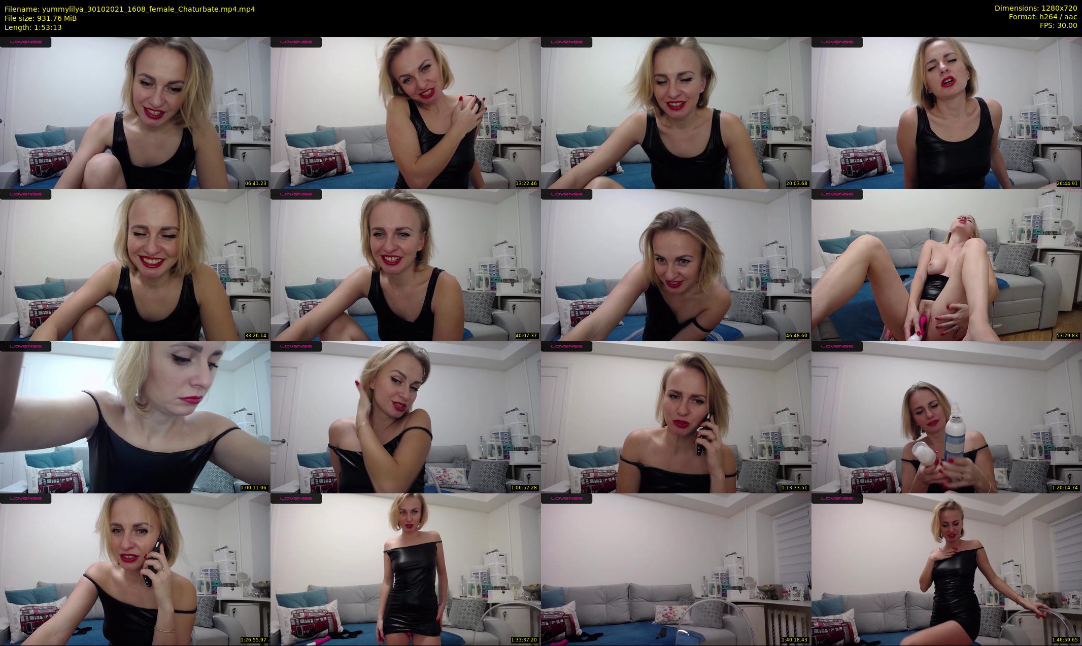 yummylilya — 114 minute Chaturbate female cam show recording, 720p, Oct 30, 2021