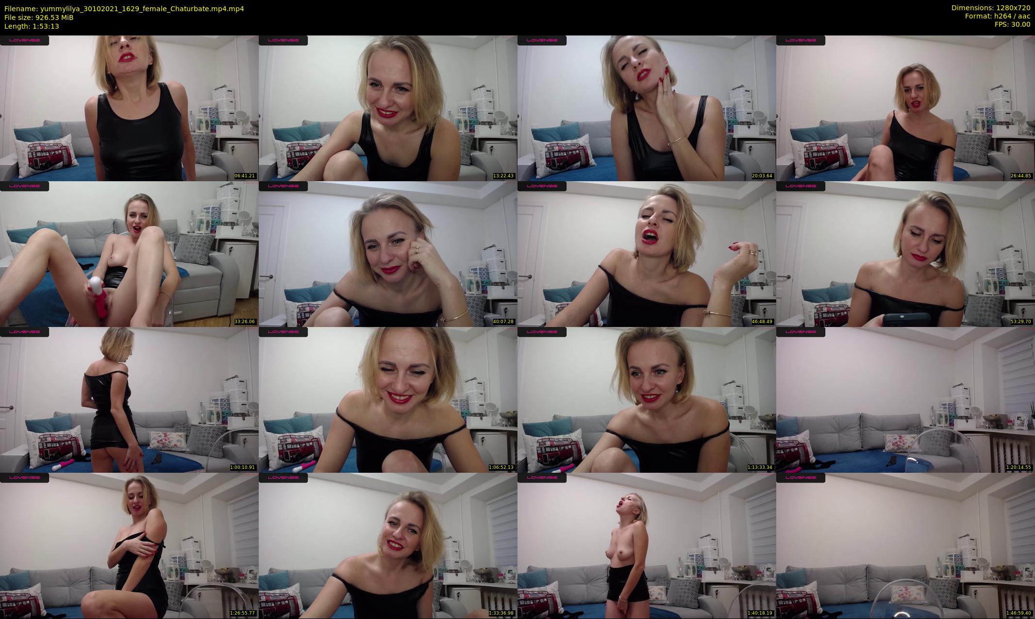 yummylilya — 114 minute Chaturbate female cam show recording, 720p, Oct 30, 2021
