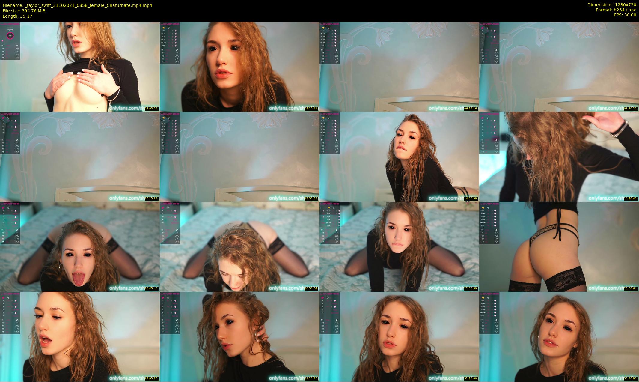 _taylor_swift — 36 minute Chaturbate female cam show recording, 720p, Oct 31, 2021