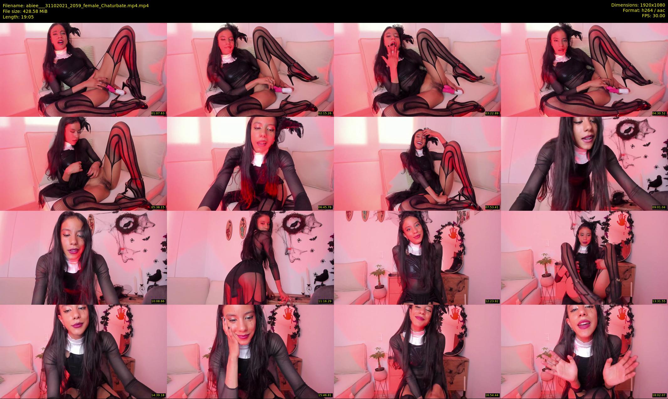 abiee__ — 20 minute Chaturbate female cam show recording, 1080p, Oct 31, 2021