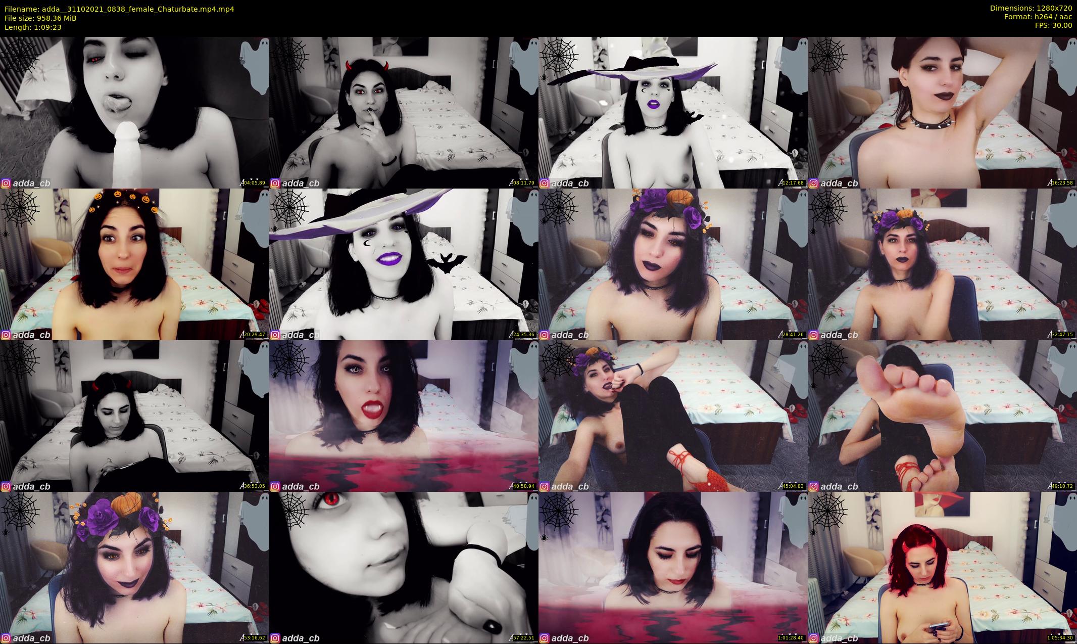 adda_ — 70 minute Chaturbate female cam show recording, 720p, Oct 31, 2021