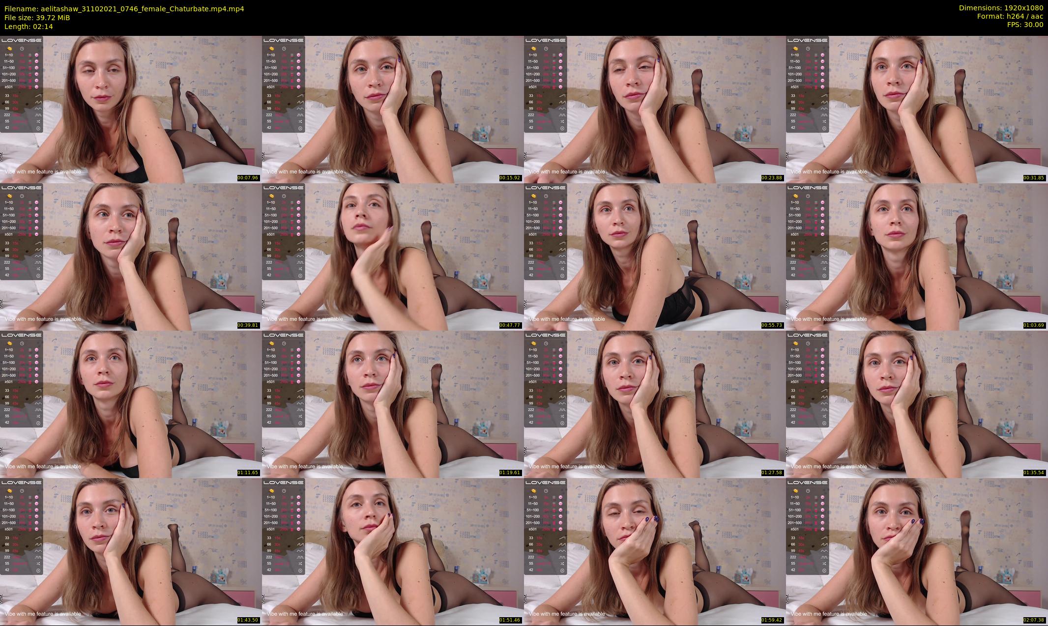 aelitashaw — 3 minute Chaturbate female cam show recording, 1080p, Oct 31, 2021