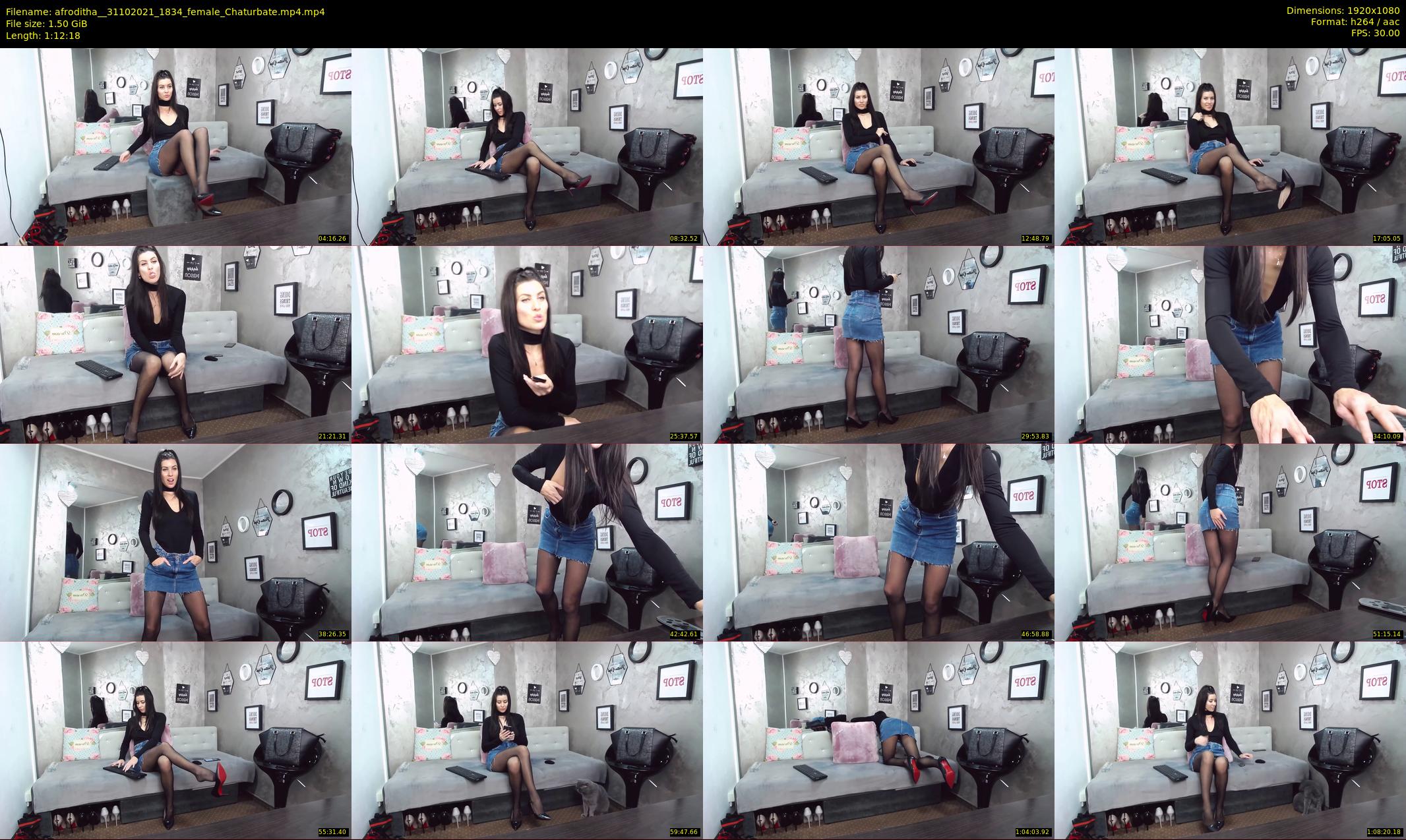 afroditha_ — 73 minute Chaturbate female cam show recording, 1080p, Oct 31, 2021